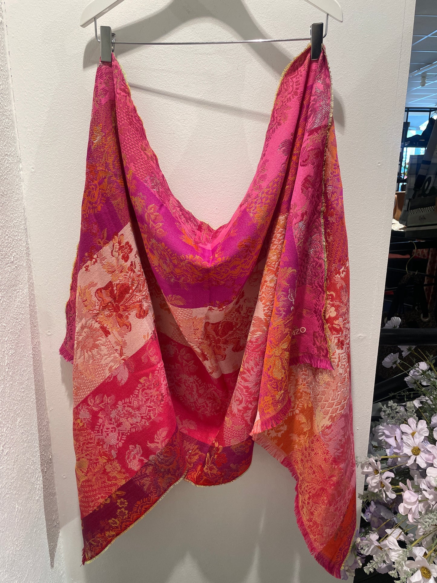 Kenzo Scarf - 180 x 70 cm - with Logo