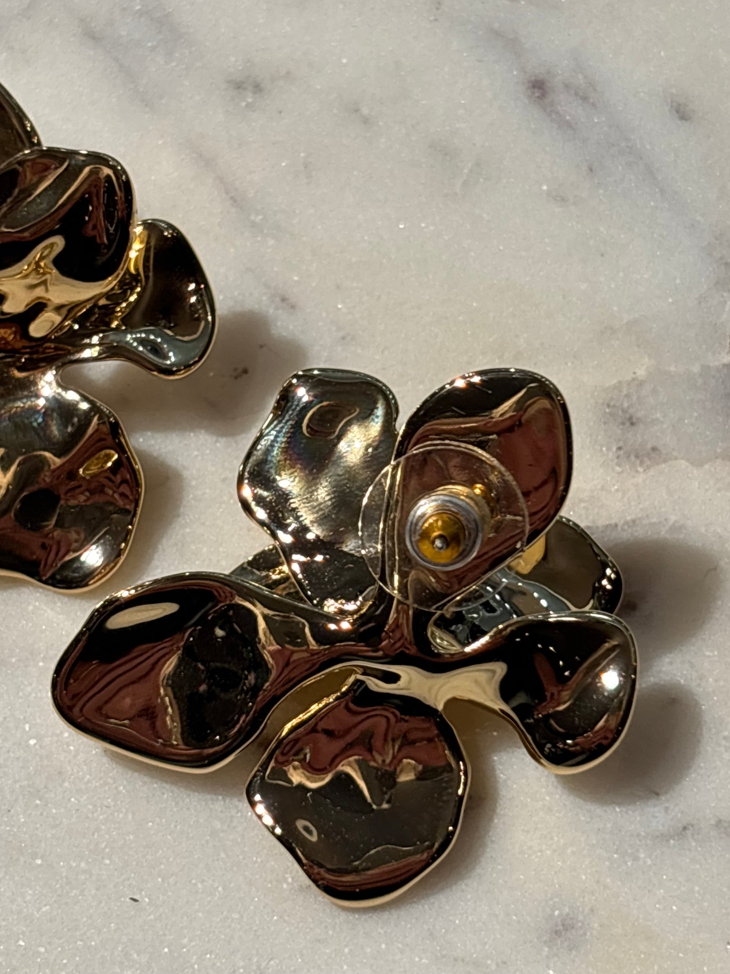 Pilgrim - Earrings - Gold Flowers - Medinas Wardrobe