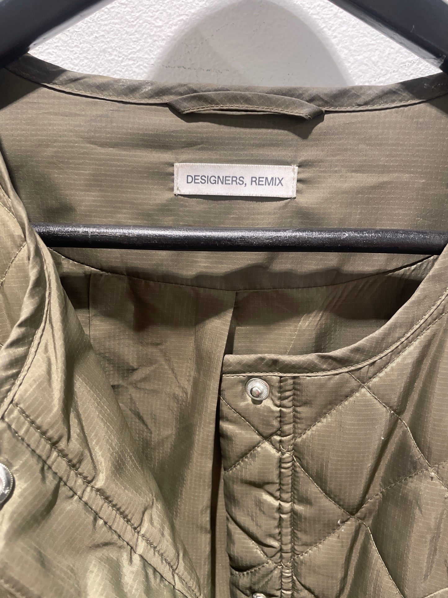 Designers Remix - oversized Thermal jacket - Khaki - Medinas Wardrobe - EU40