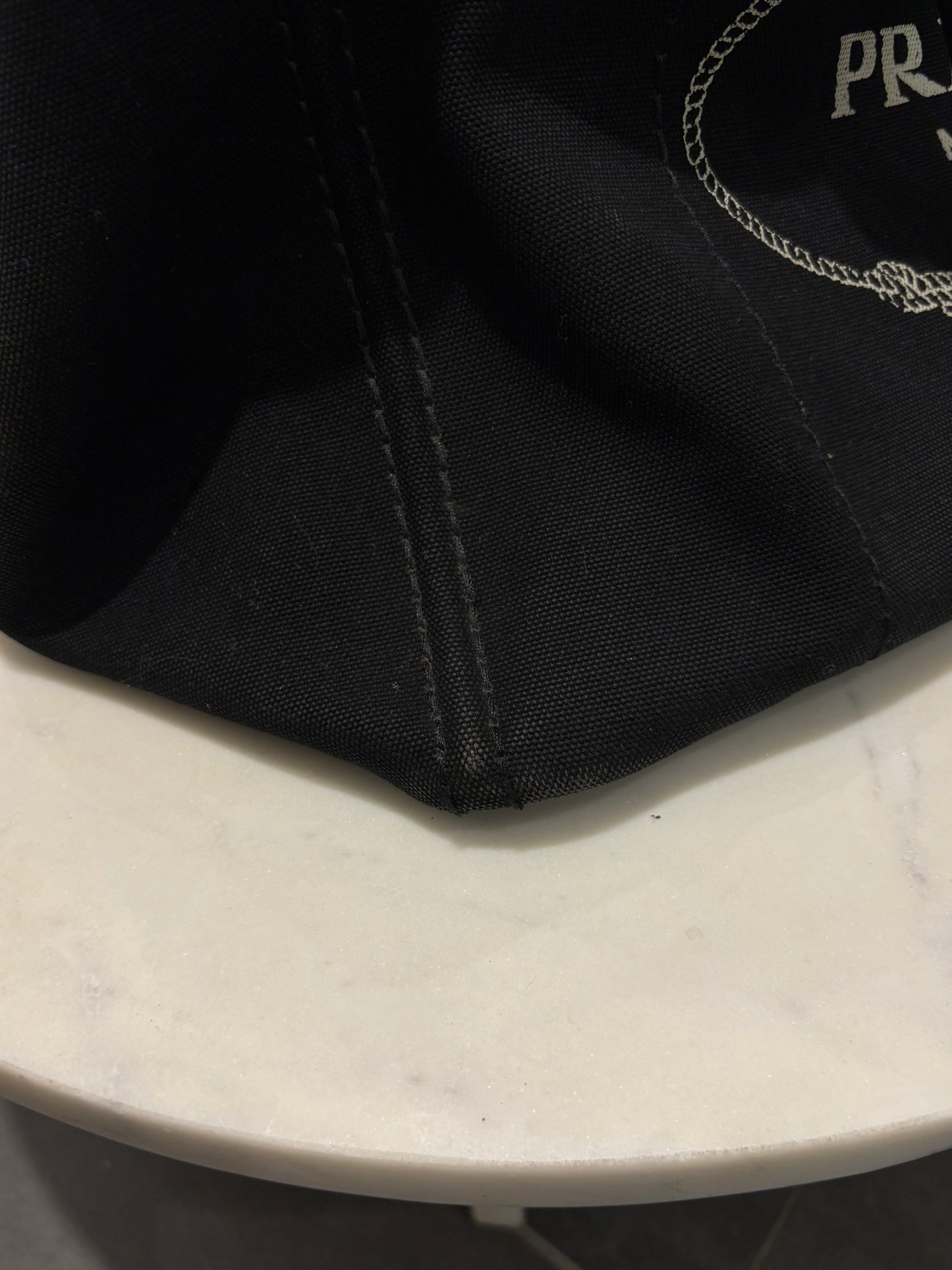Prada - Canapa Tote - Black Canvas