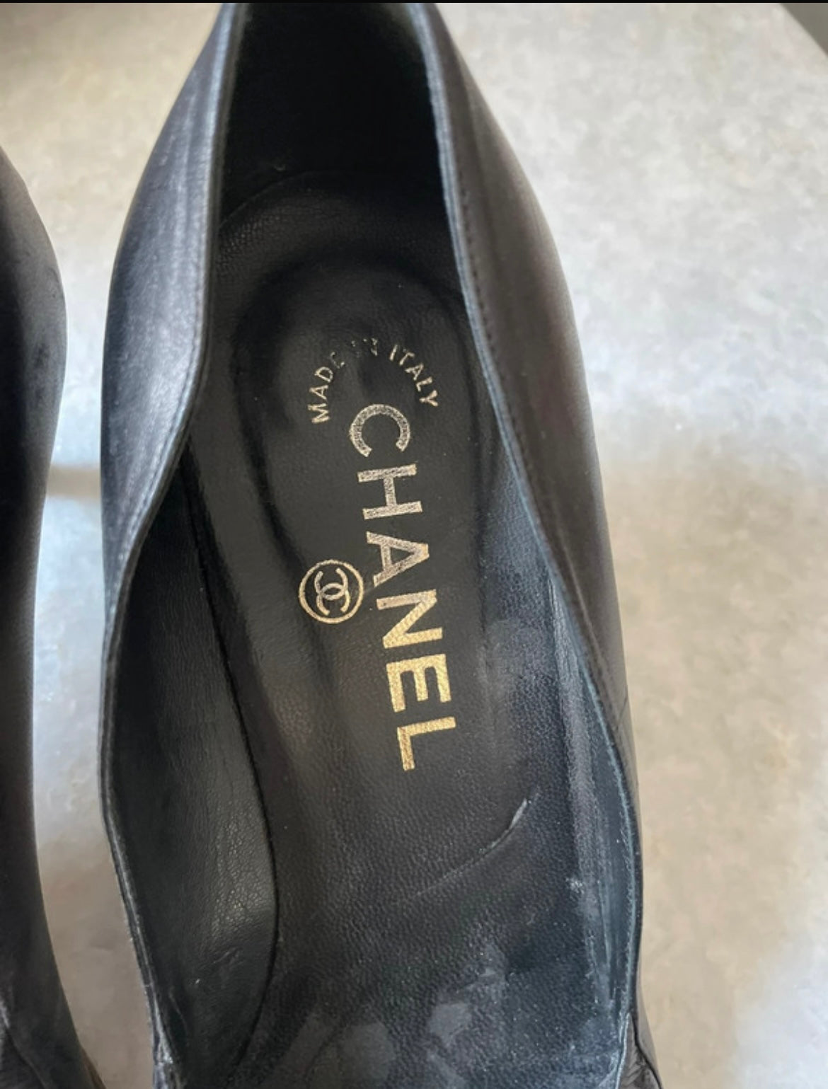 Chanel - Cambon heels med elastisk fod og CC logo