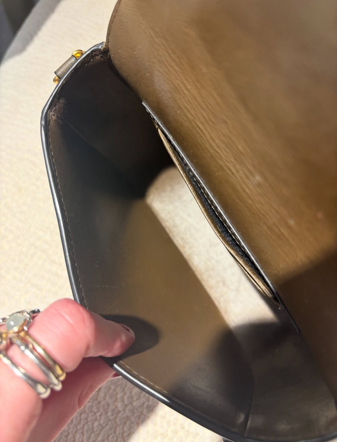 Mulberry Bag - Small Darley Satchel - Army/Green Leather & Gold Hardware