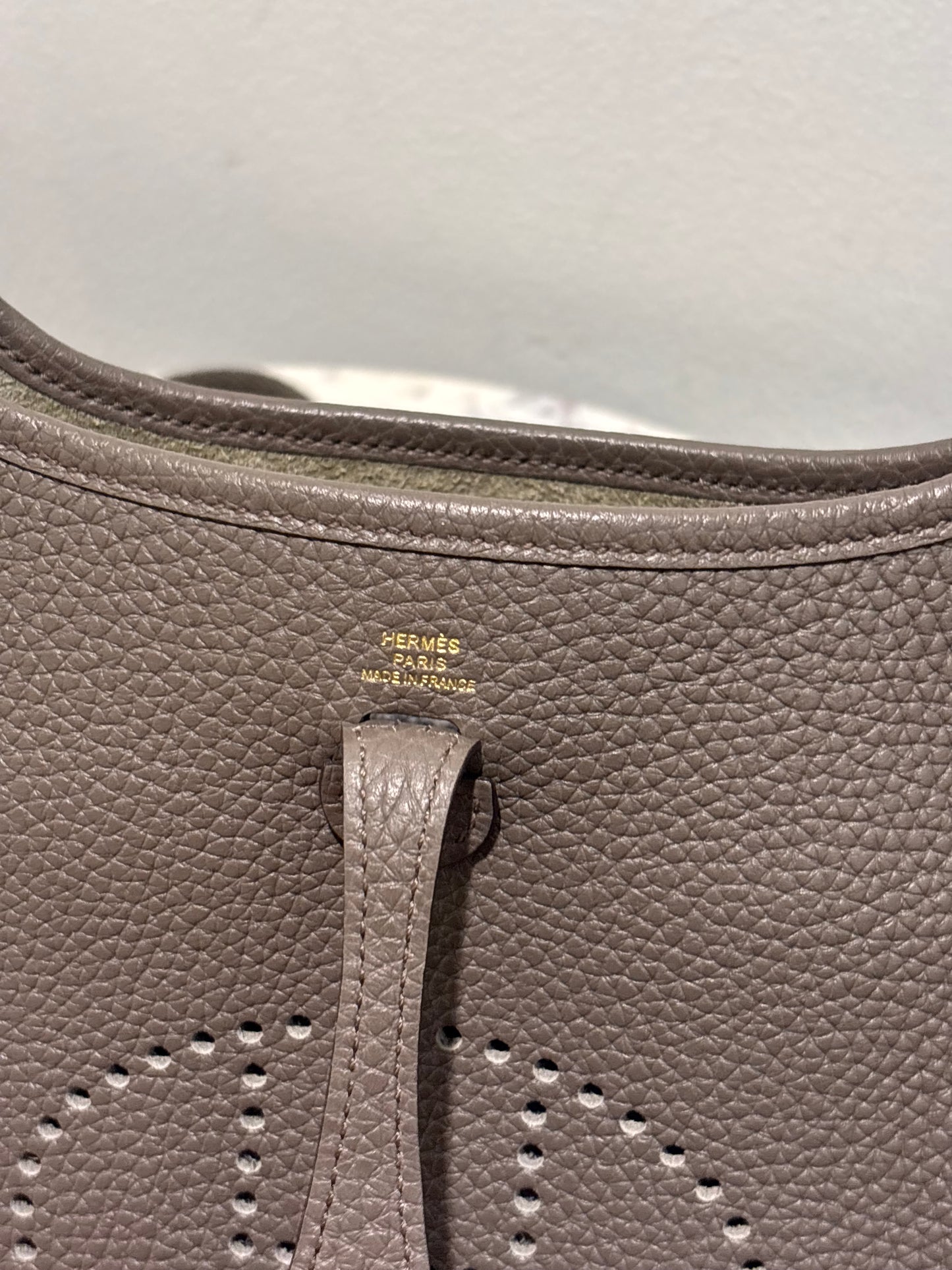Hermés Evelyn Mini 16 - Etoupe - Brand New Full Set