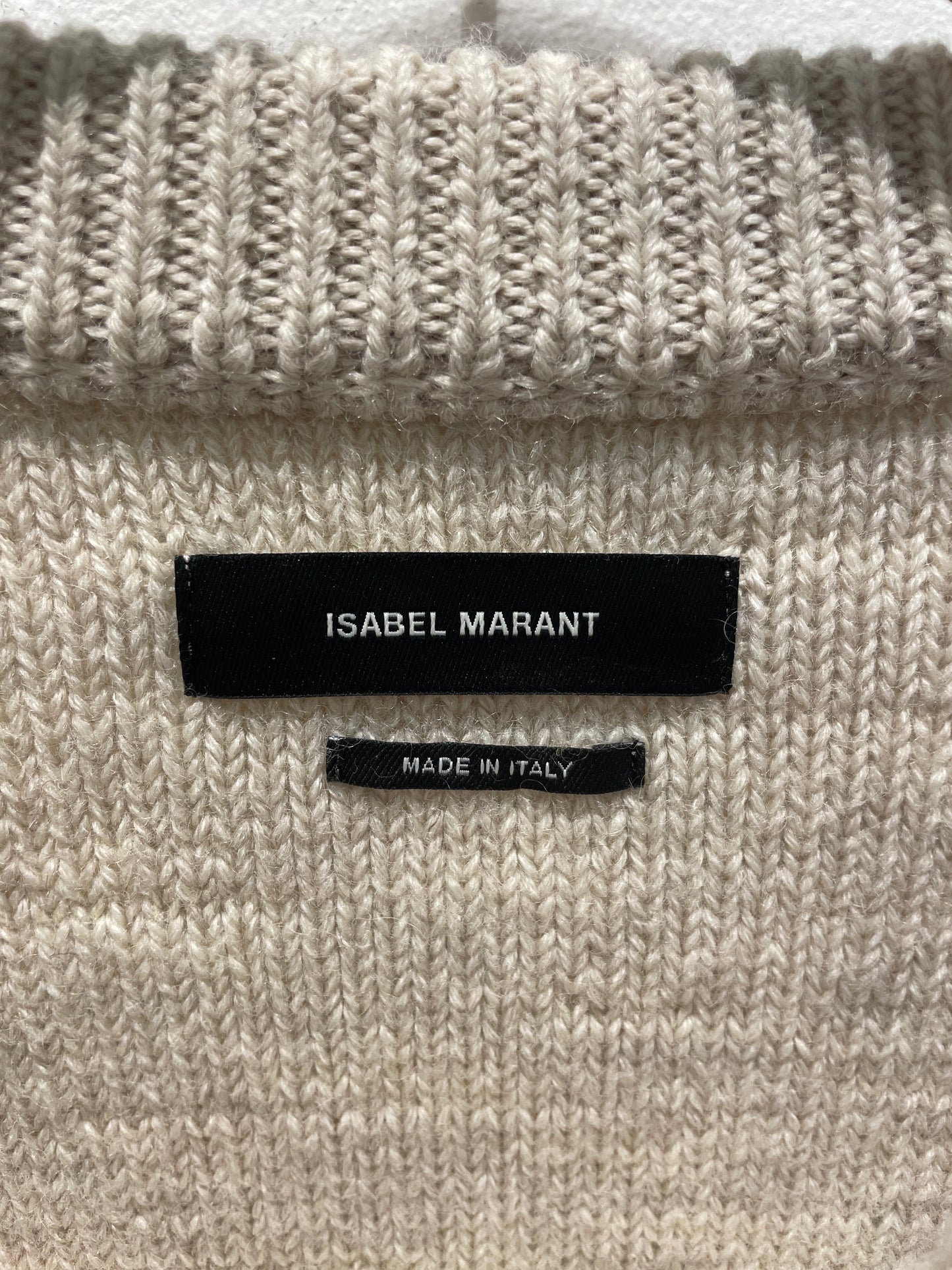 Isabel Marant Cable-Knit Wool Sweater - S/M