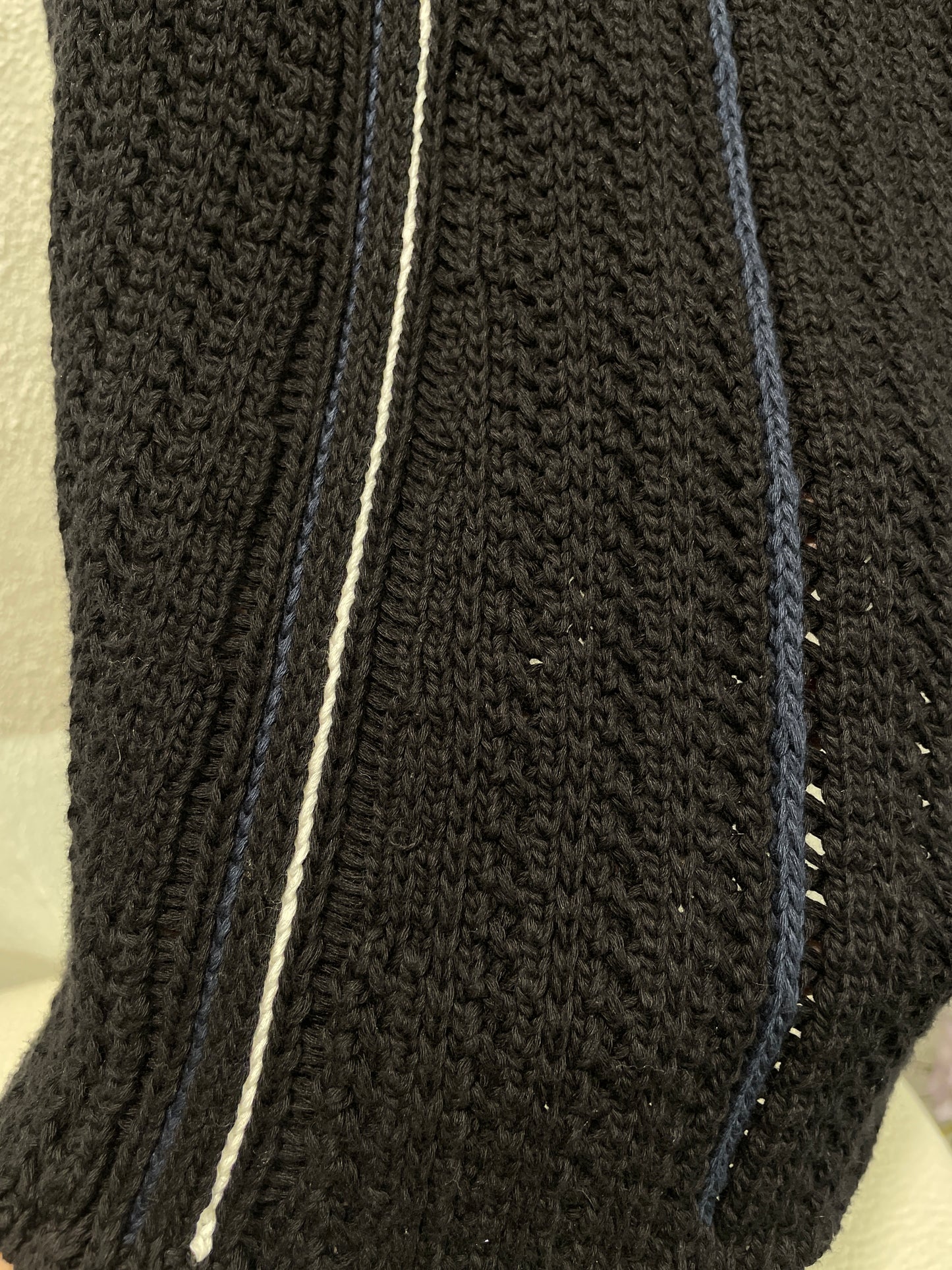 Chanel Skirt – Knitted Cashmere & Cotton in Navy - EU 38