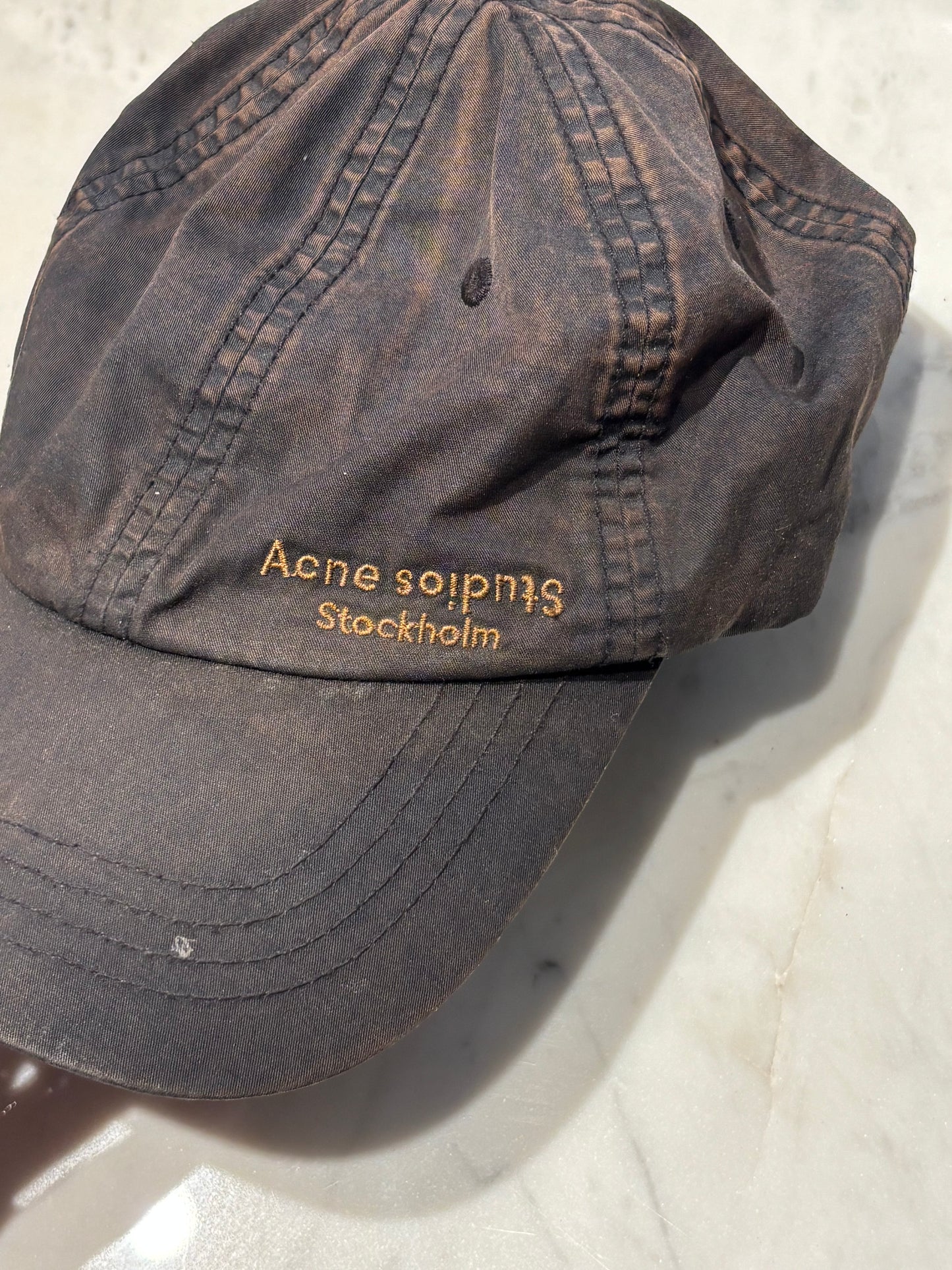 Acne Studios - Black-Brown Cap - Medinas Wardrobe