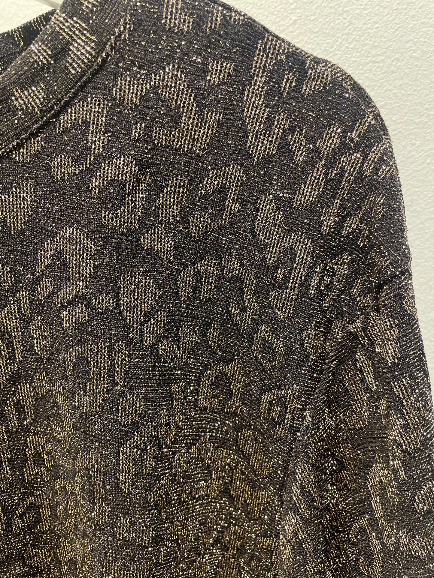 Saint Tropez Top - Black & gold - L