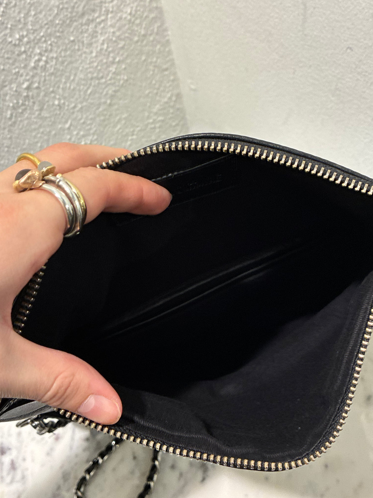 Zadig & Voltaire Bag - Black Leather & Silver Hardware