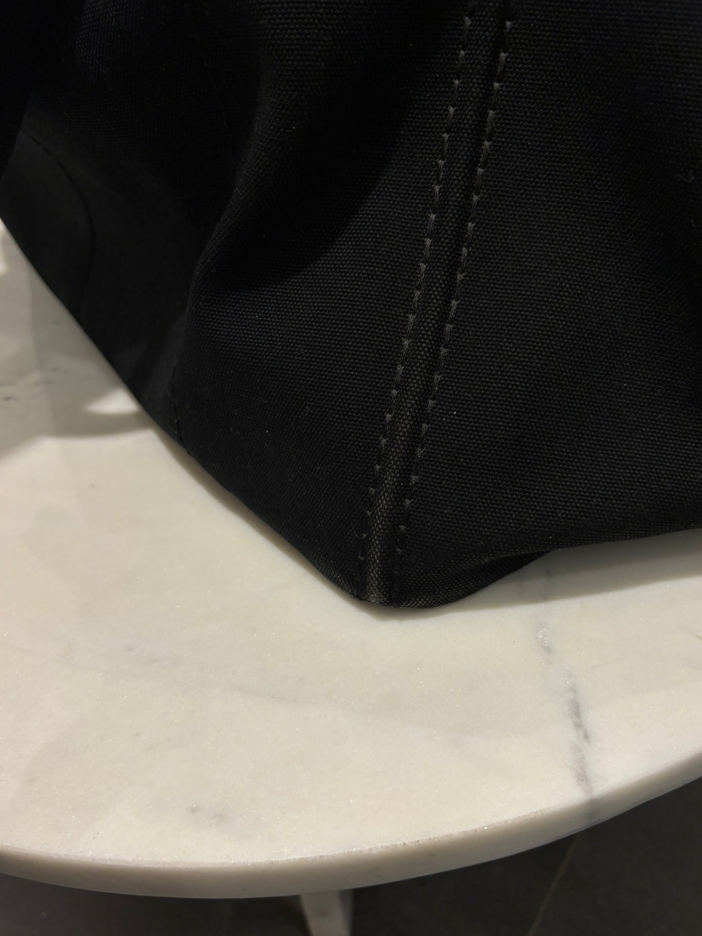 Prada - Canapa Tote - Black Canvas