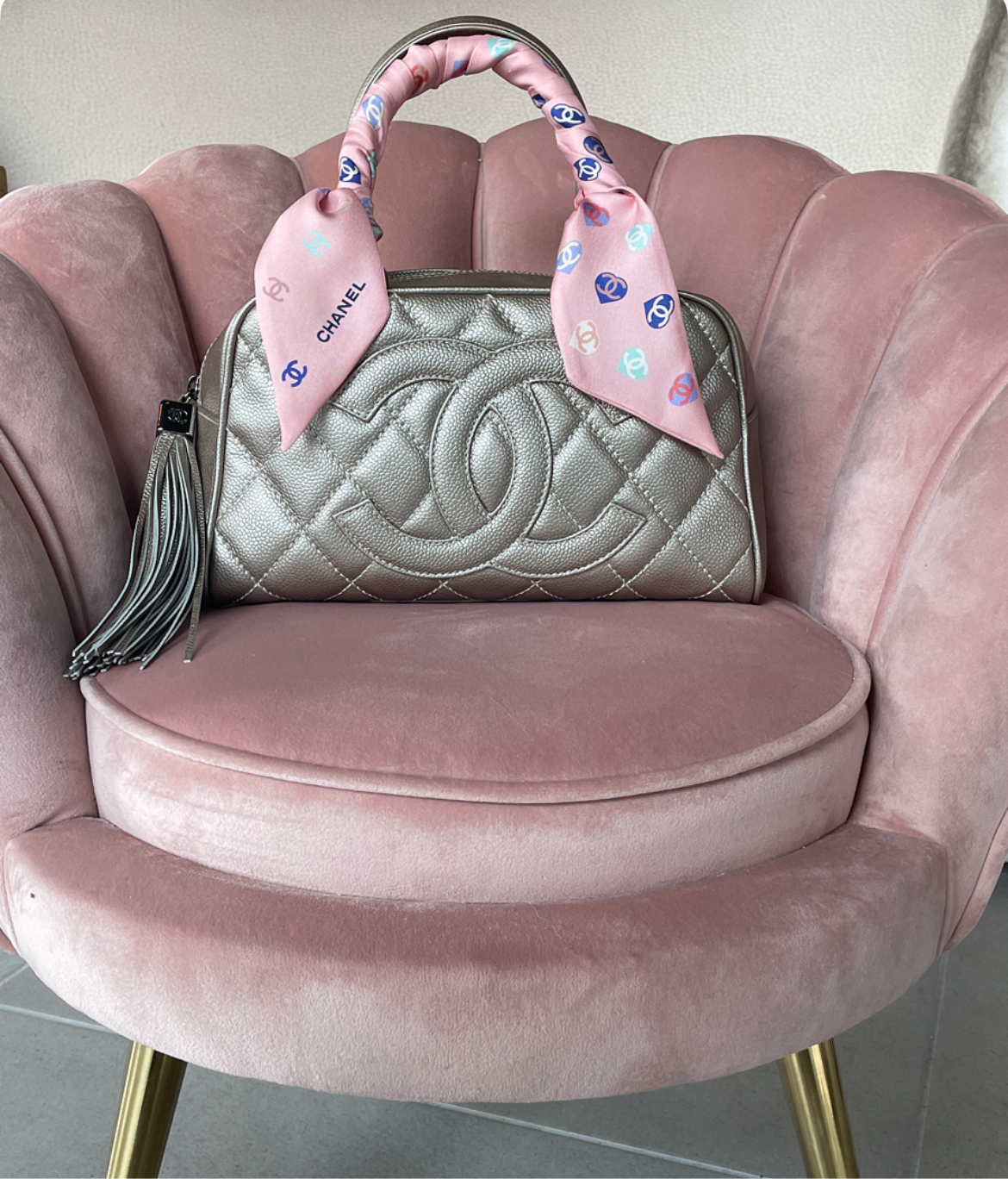 Chanel silketørklæde
