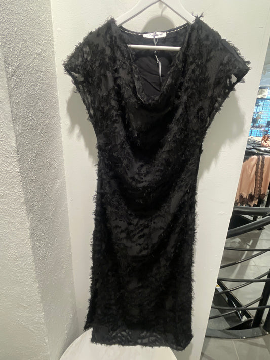 Co'couture Textured Cowl-Neck Maxi Dress – Size EU 36