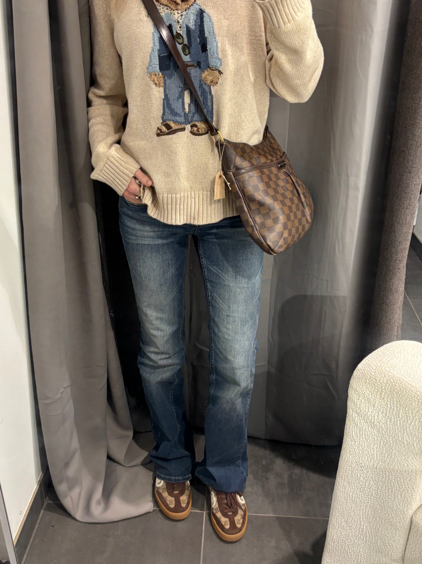 Louis Vuitton Bloomsbury PM Bag – Damier Ebene Logo Canvas