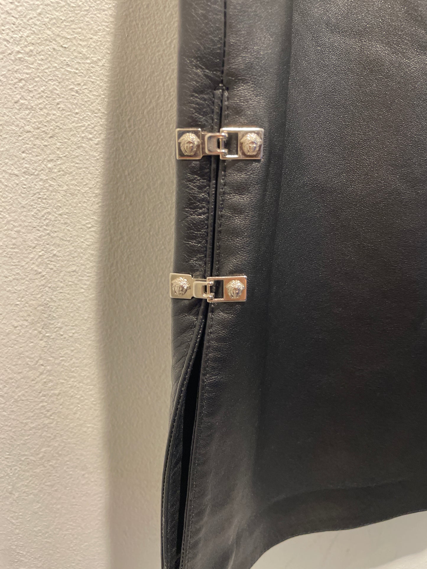 Versace Jeans Couture Leather Skirt - IT48 / EU44