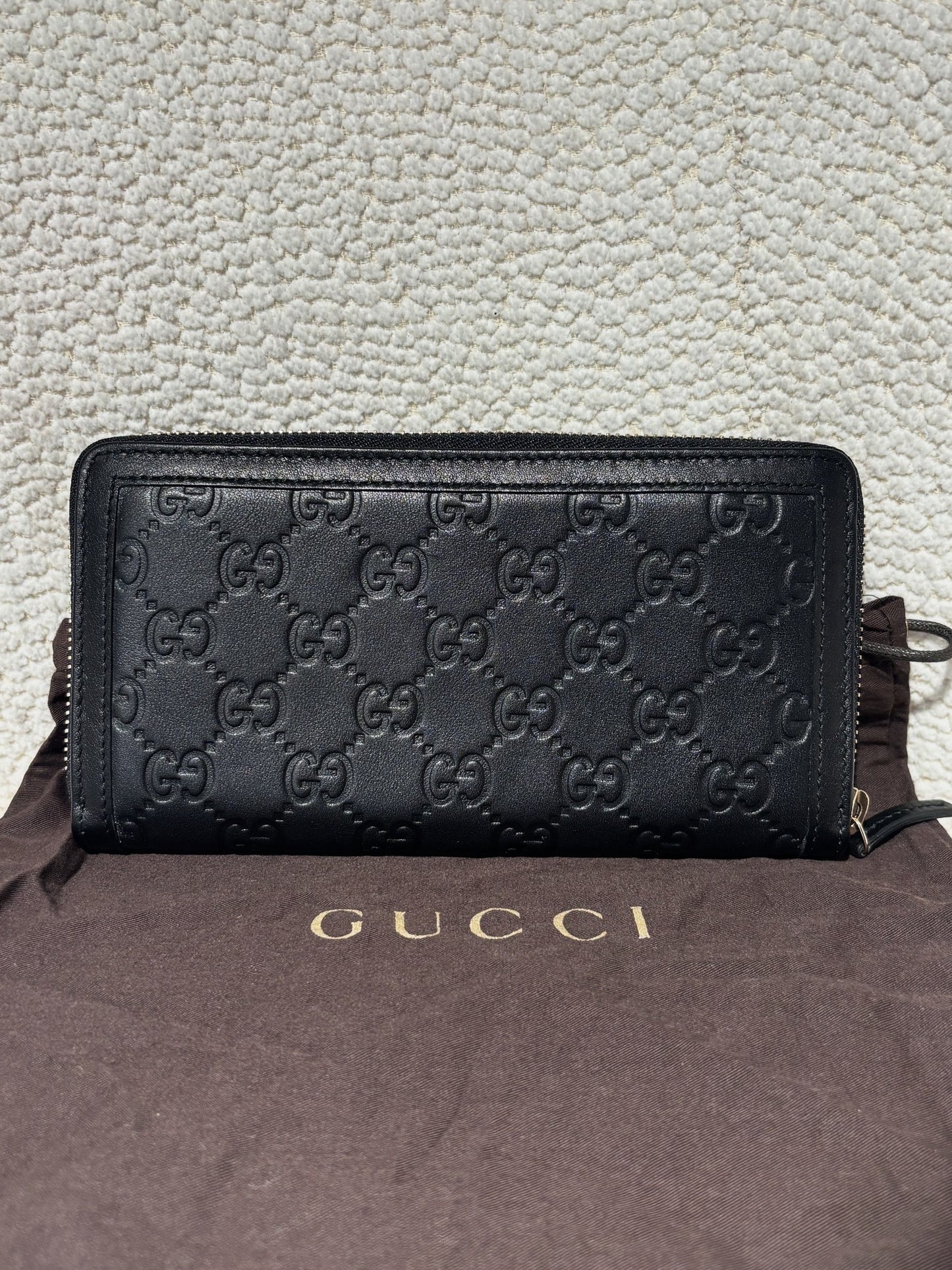 Gucci Wallet – Black Monogram Leather