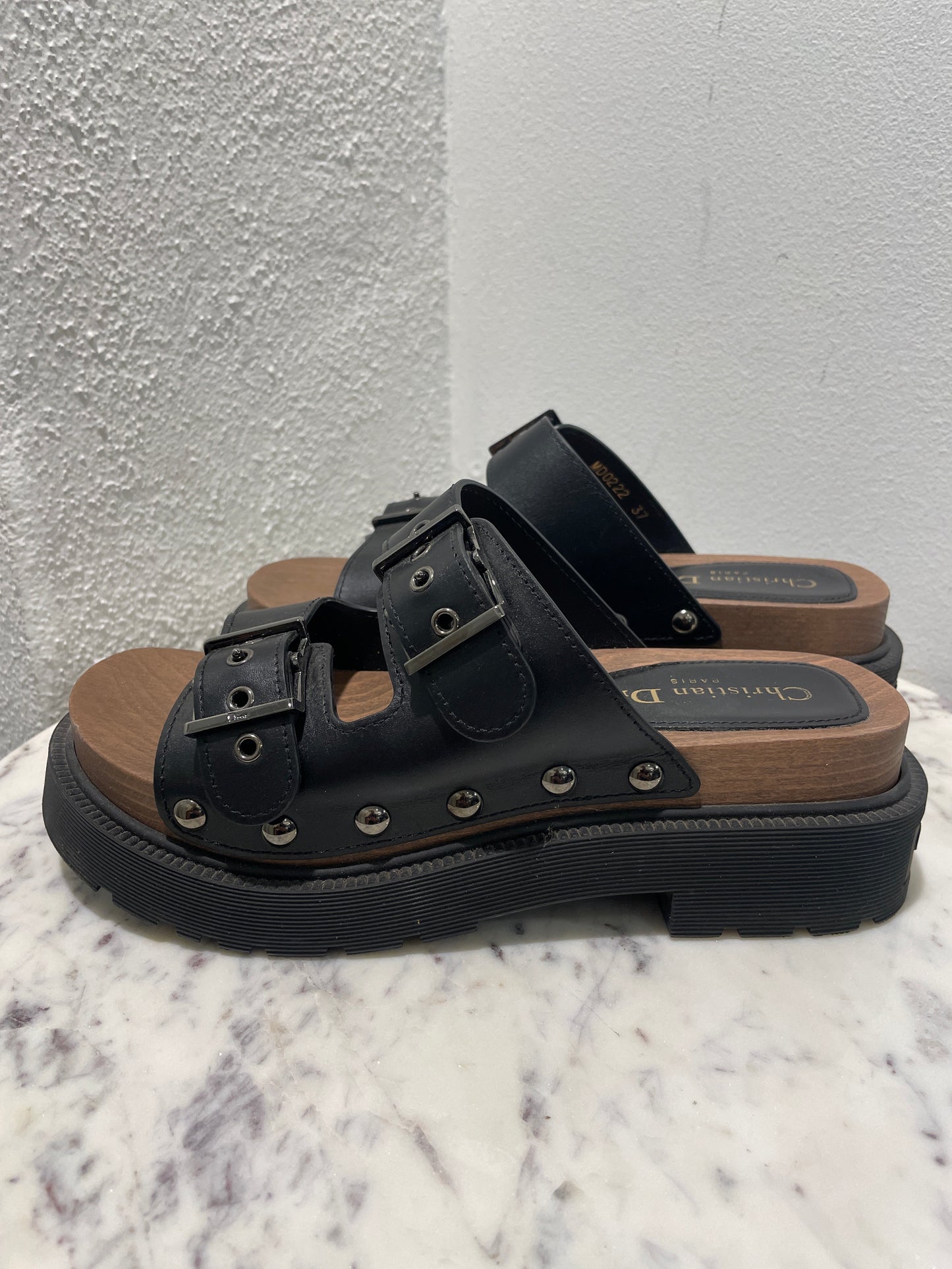Christian Dior - Diorquake Double-Strap Platform Sandals - 37