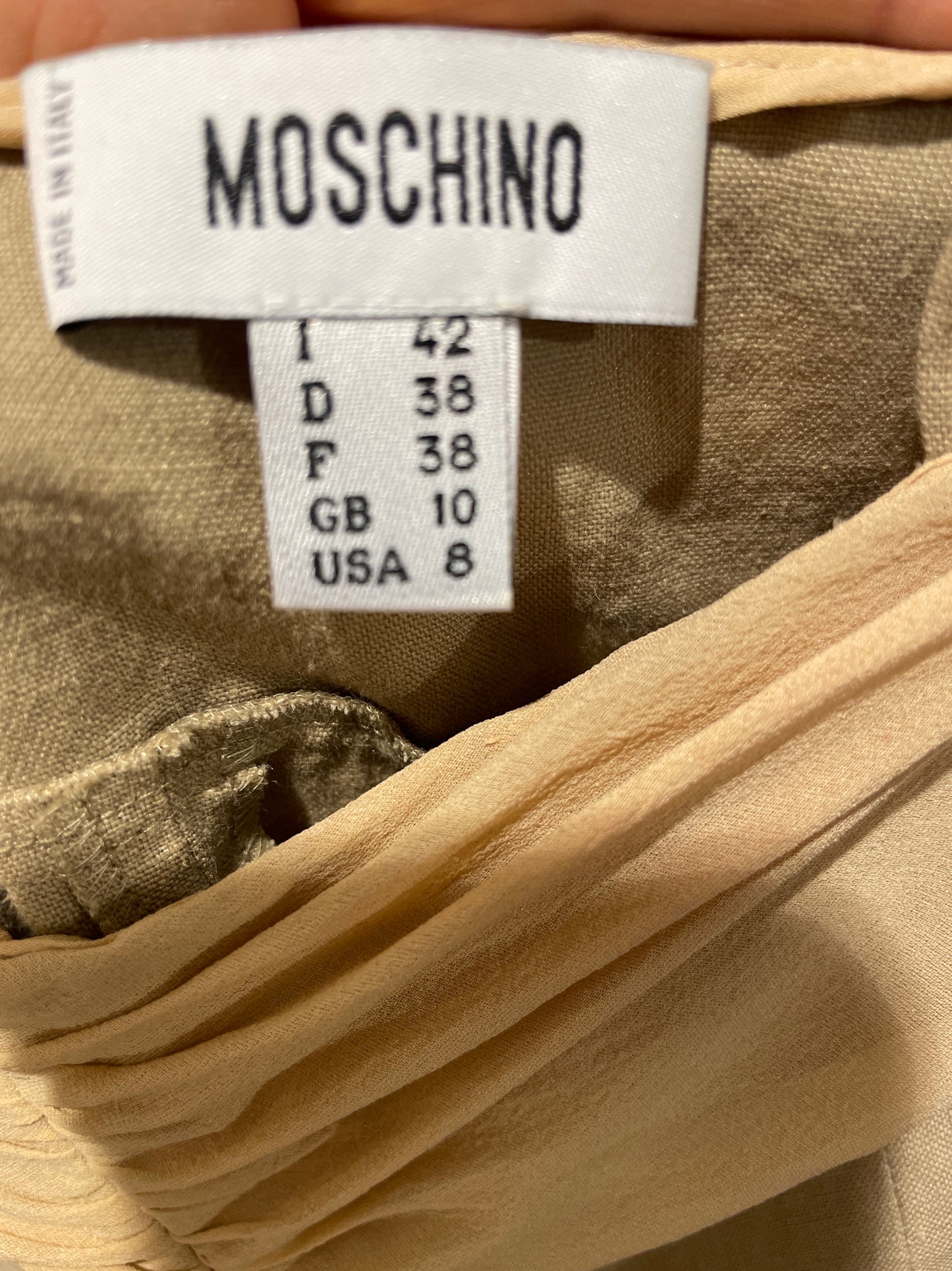 Moschino dress - soft linen - EU38