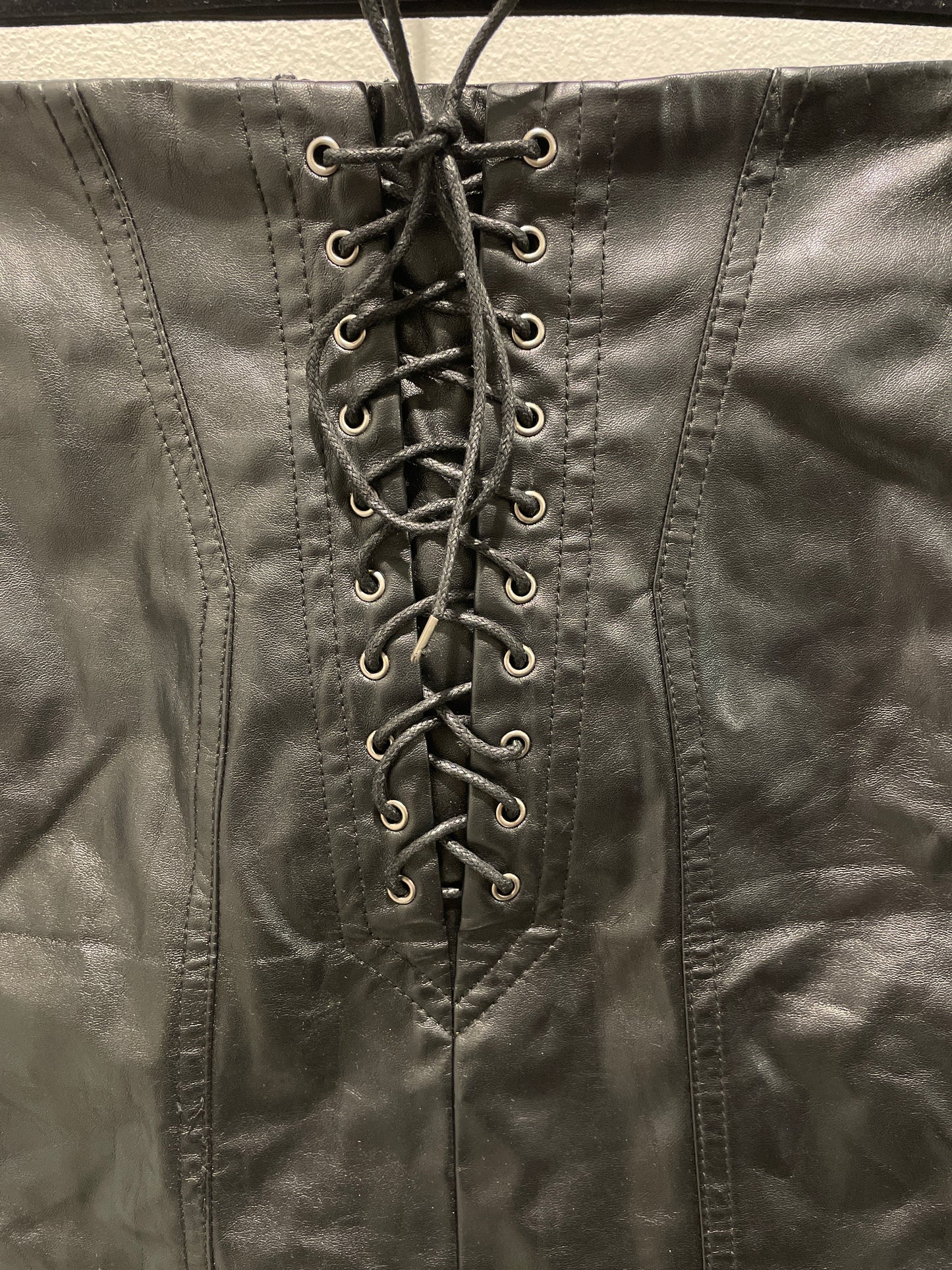 Nasty Gal - Leather skirt - Black - S - Medinas Wardrobe