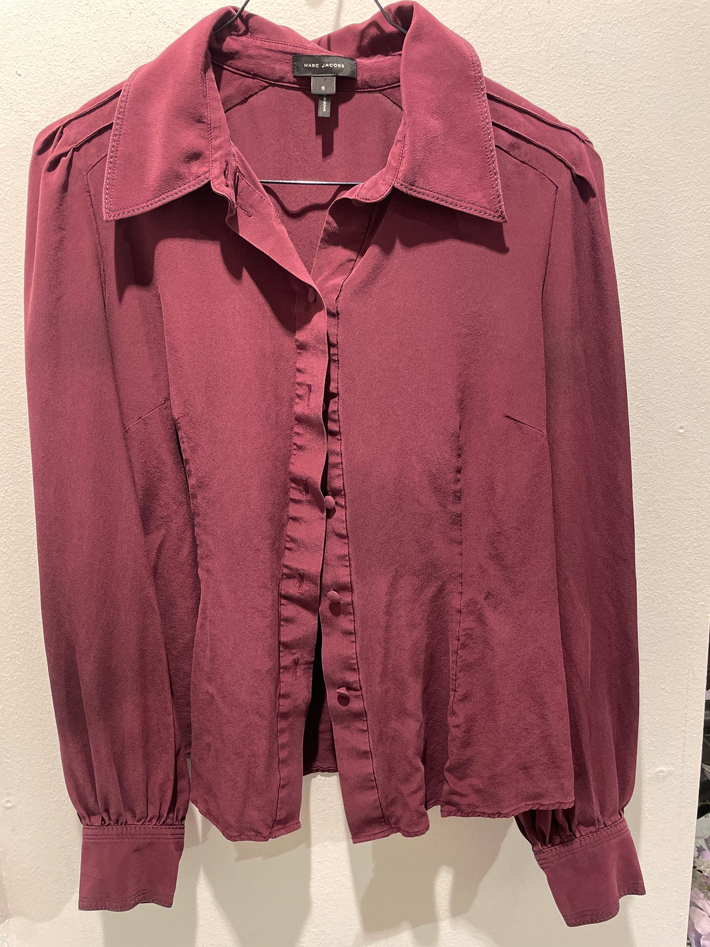Marc Jacobs - silk shirt - S