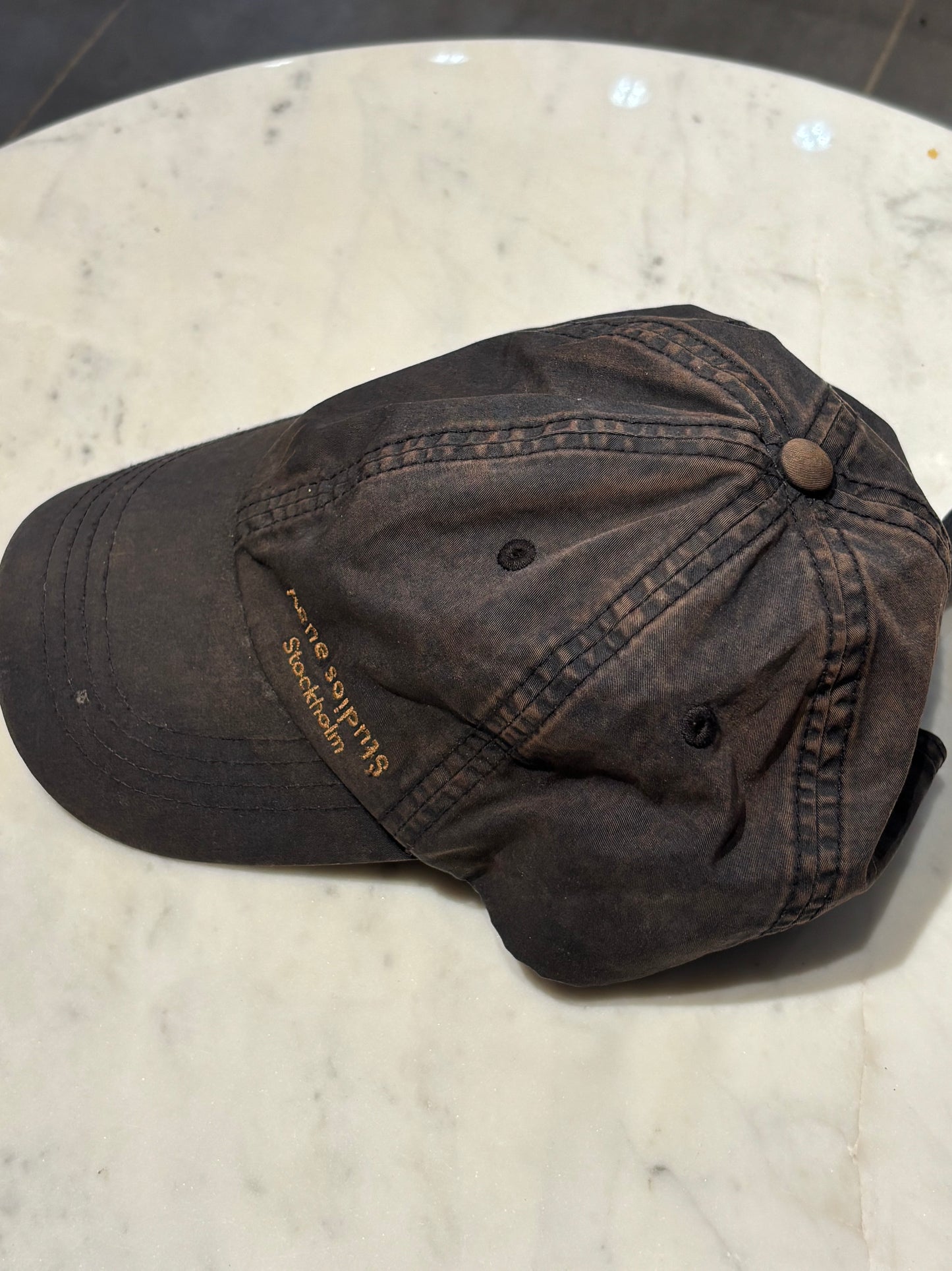 Acne Studios - Black-Brown Cap - Medinas Wardrobe