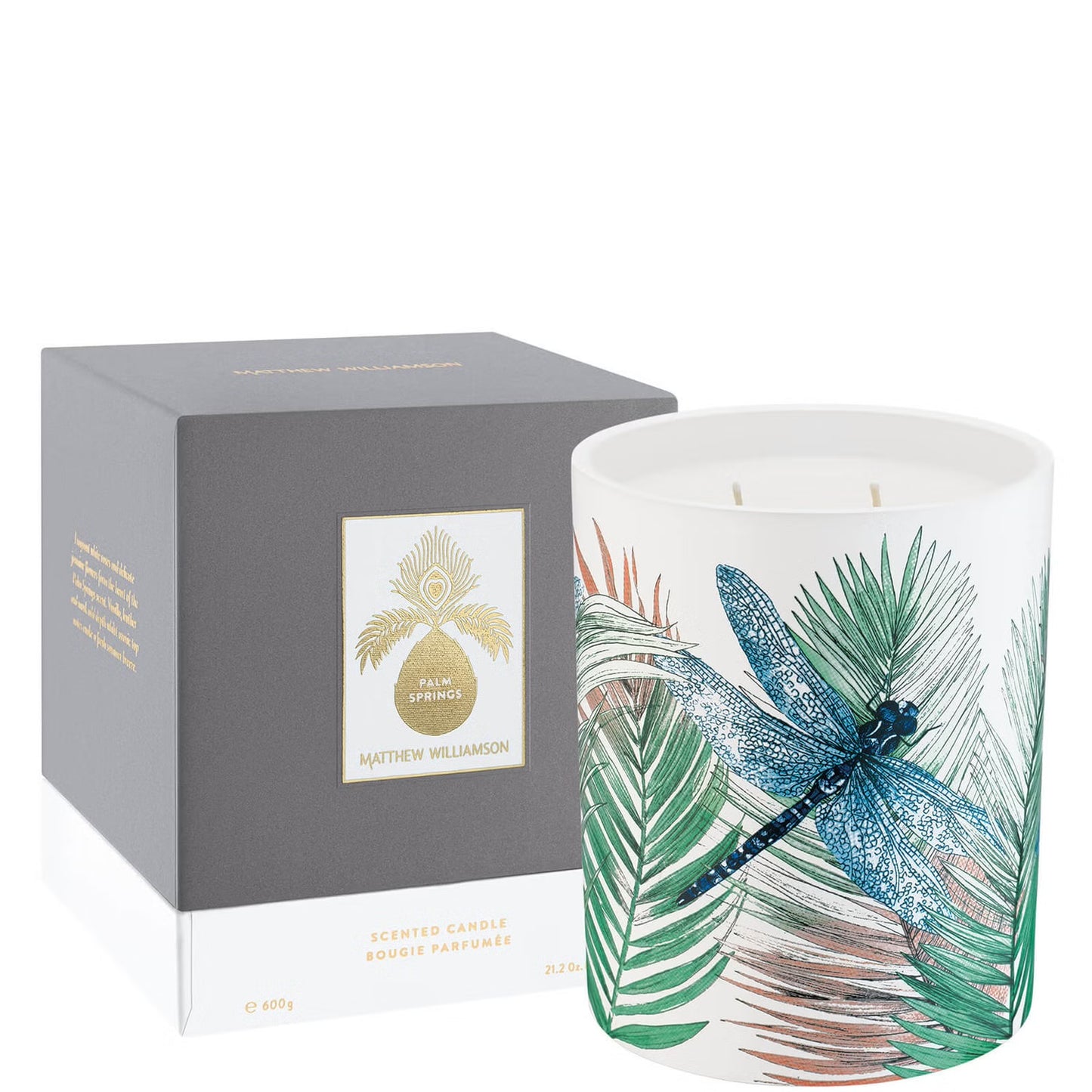 Matthew Williamson duftlys, Palm Springs, 600 gram, Vegansk