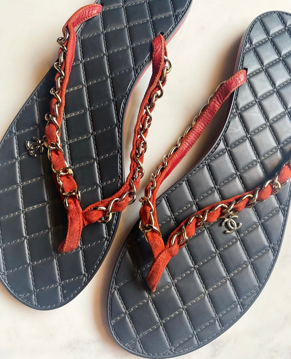 Chanel - Klipklapper - Str. 40