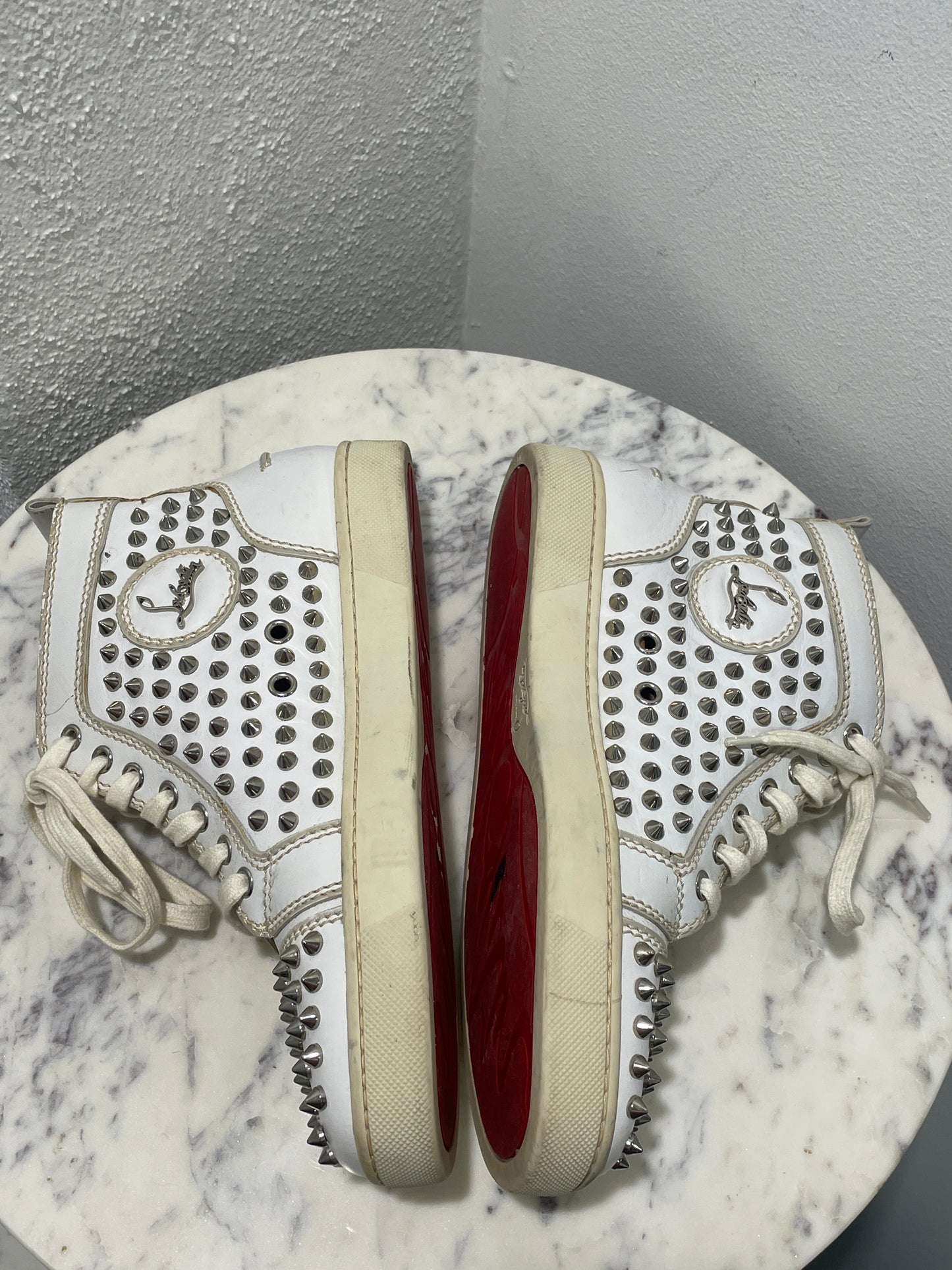 Christian Louboutin - Louis "Loubi in the Sky" High-Top Sneakers - 38