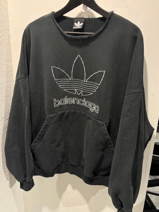 Balenciaga - Logo Sweatshirt - Balenciaga x Adidas - Medinas Wardrobe - Size S-L