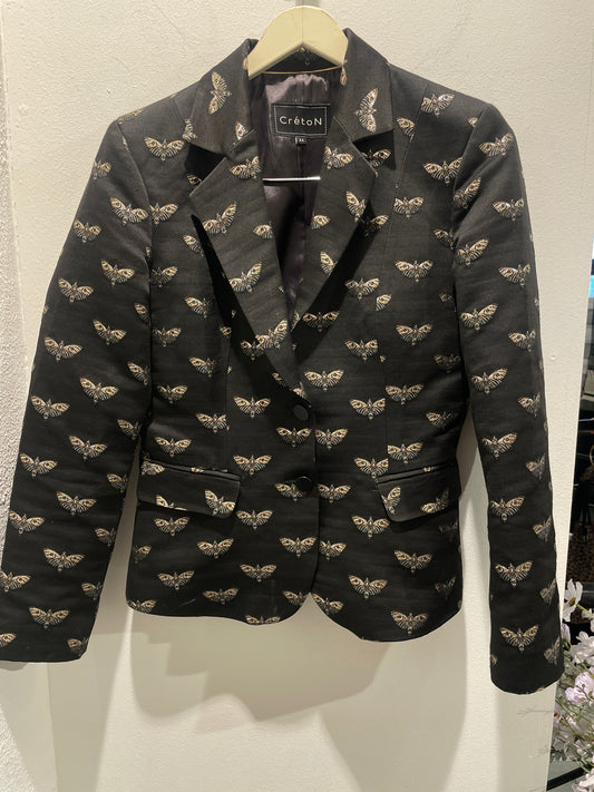 Creton blazer - black with gold bees - EU34