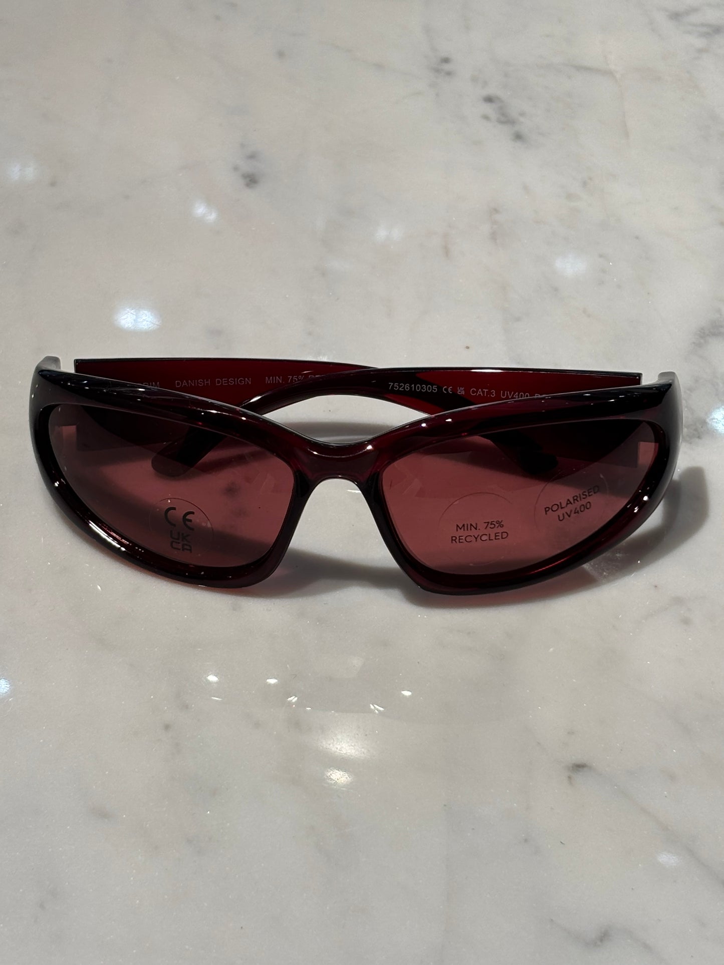 Pilgrim - Sunglasses - Burgundy - Medinas Wardrobe