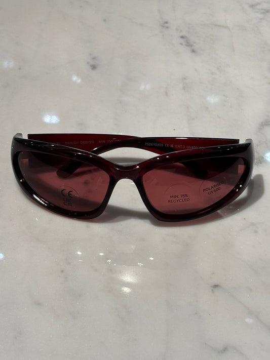 Pilgrim - Sunglasses - Burgundy - Medinas Wardrobe