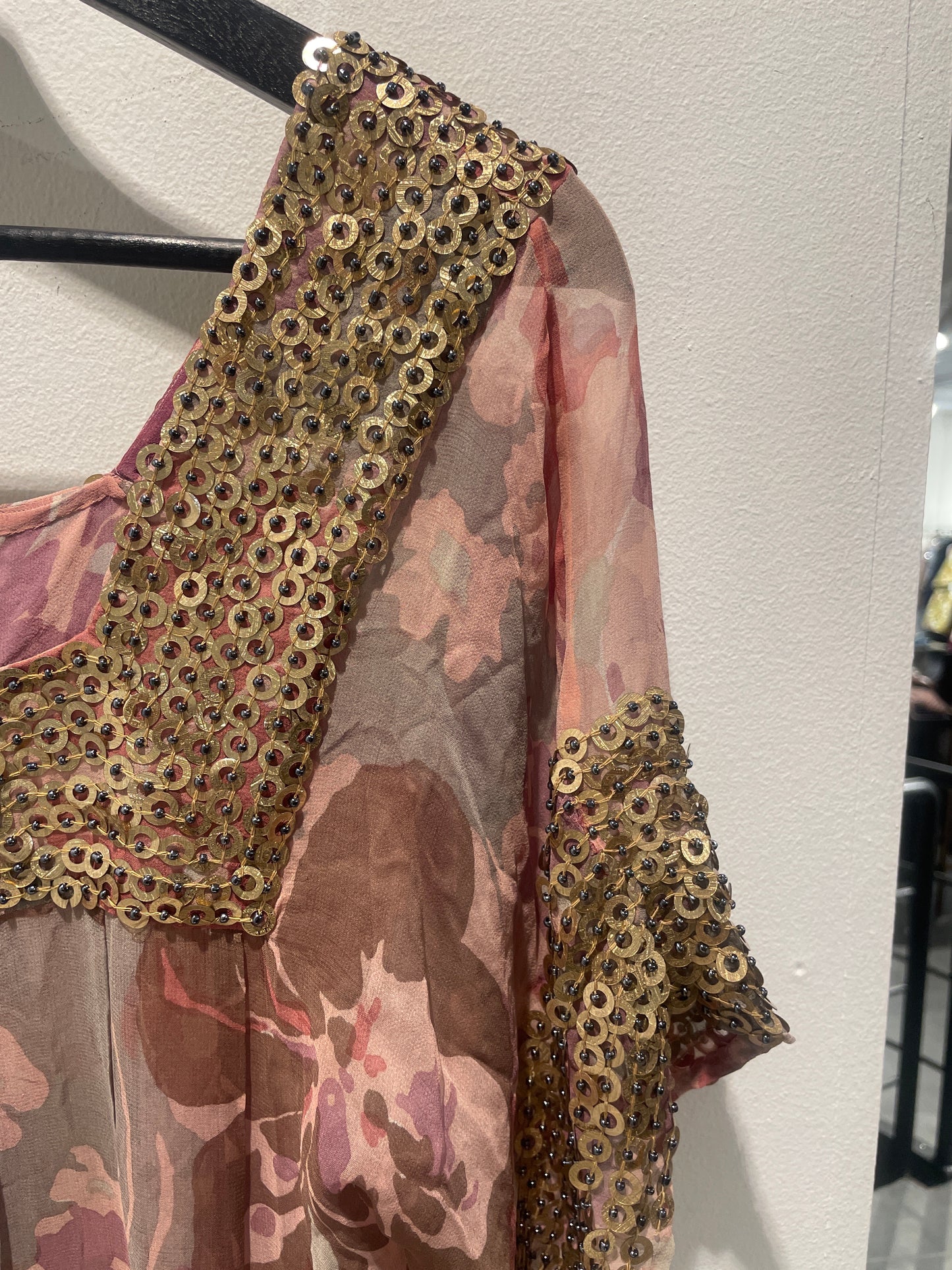 Pureheart - pure silk sequin top -  EU40
