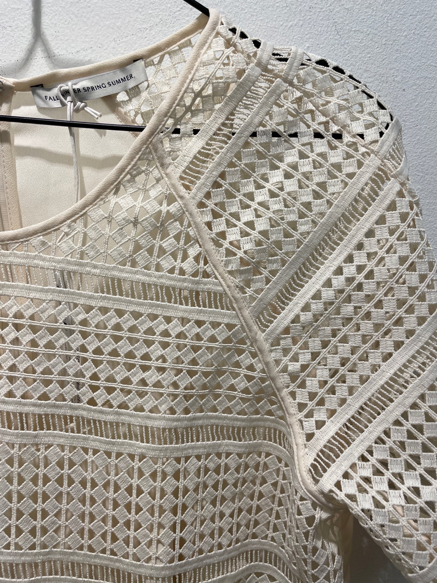 Hey Moon - Lace Blouse – Cream - L