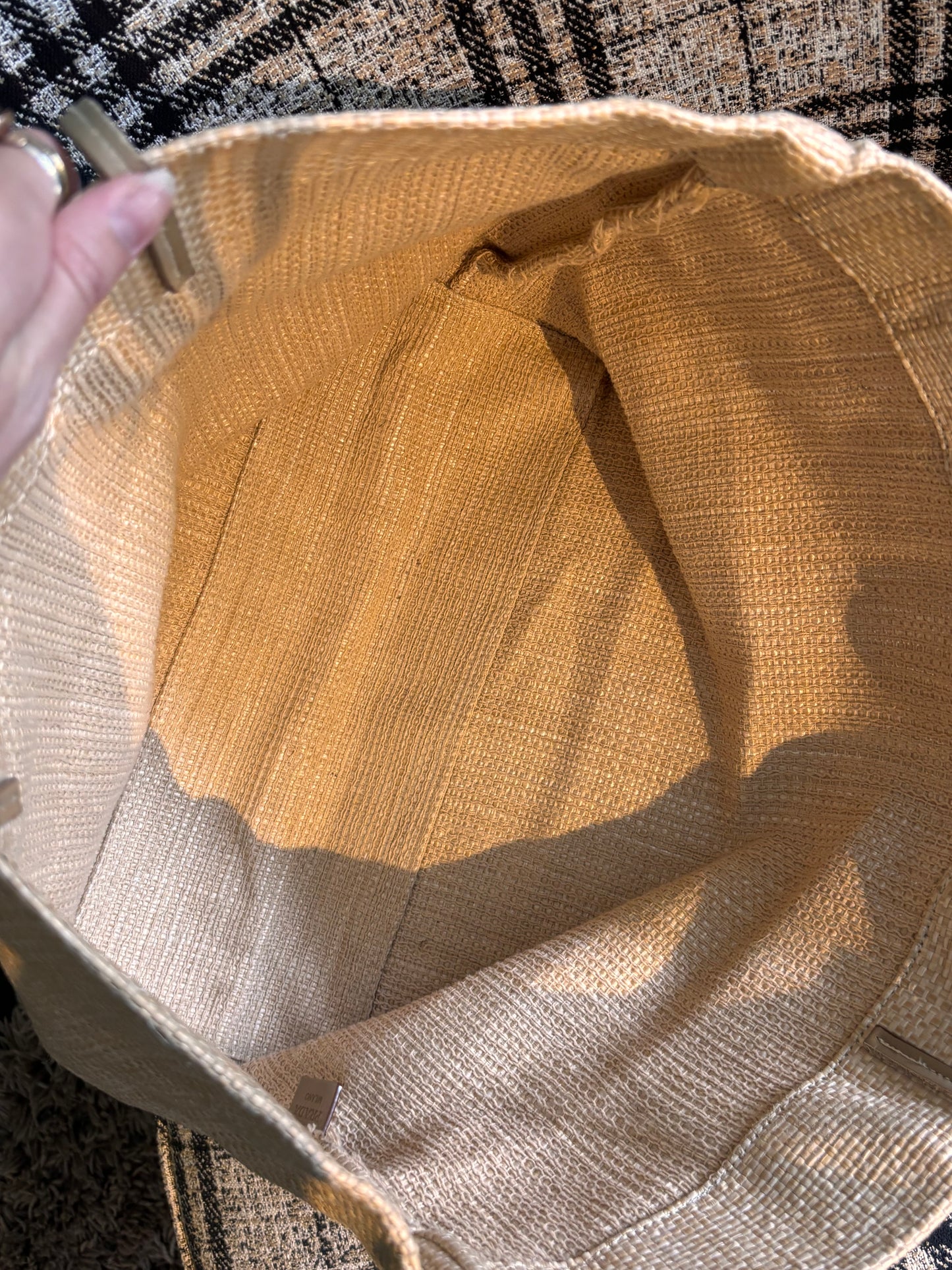 Prada Raffia Milano Net