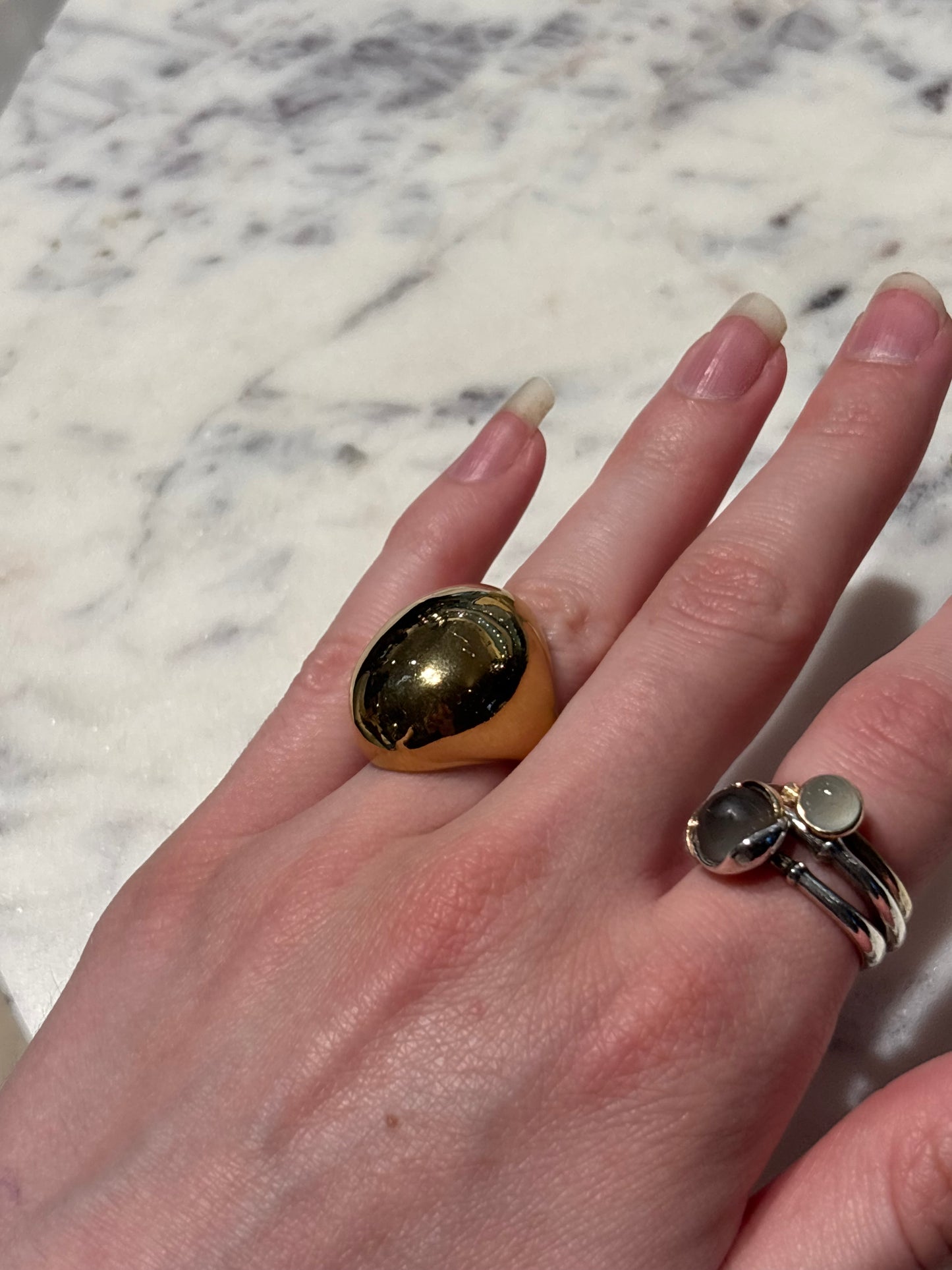 Pilgrim - Ring - Gold Drop - Medinas Wardrobe