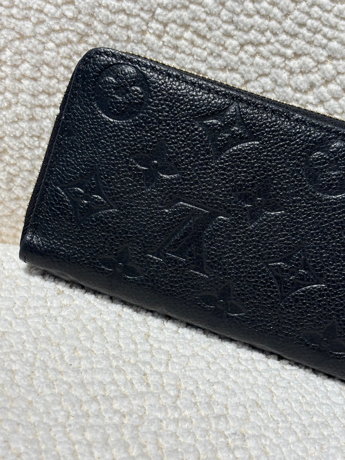 Louis Vuitton Wallet – Monogram Empreinte Leather in Black