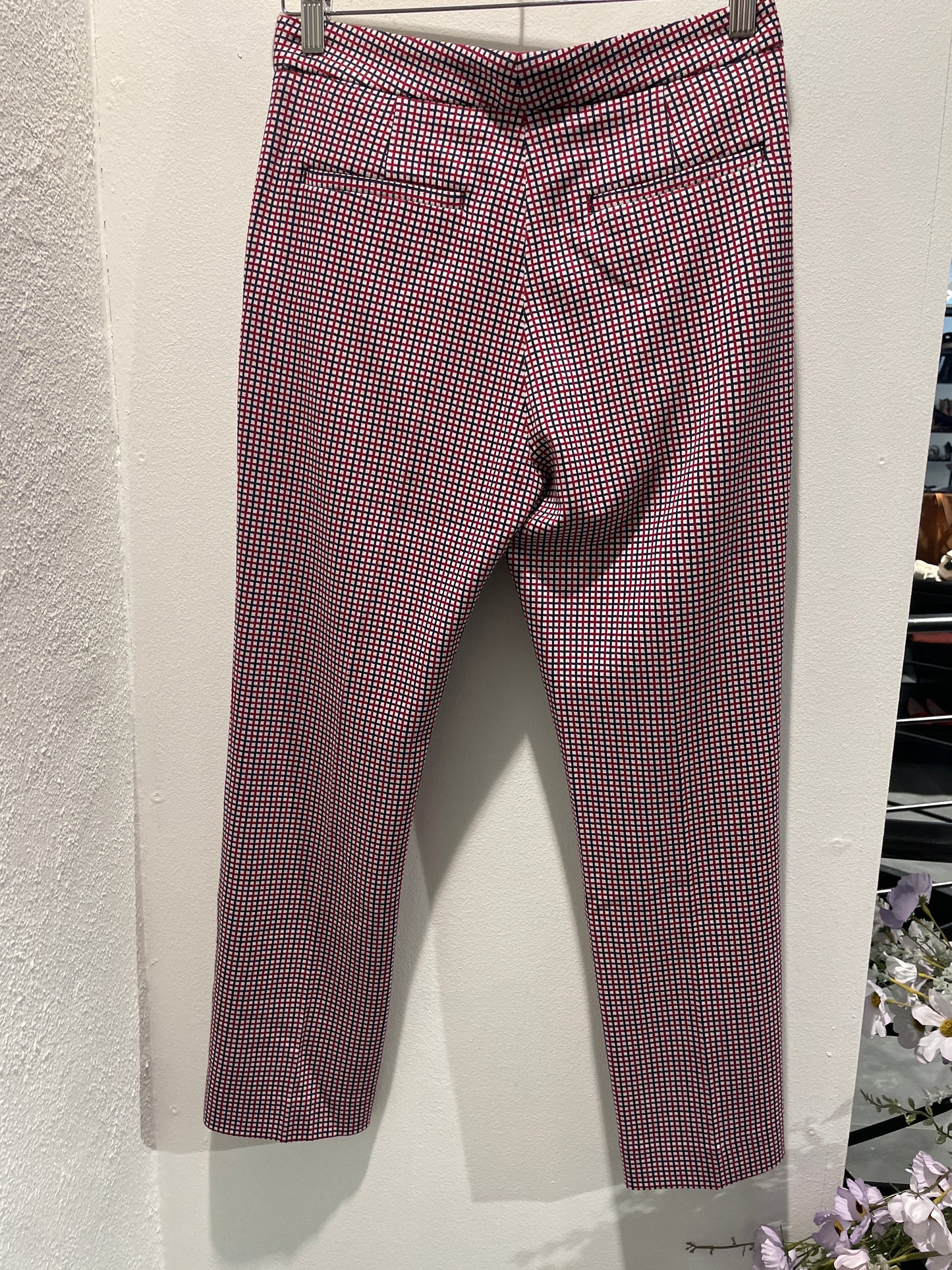 Gant pants - red, blue and white checks - EU38