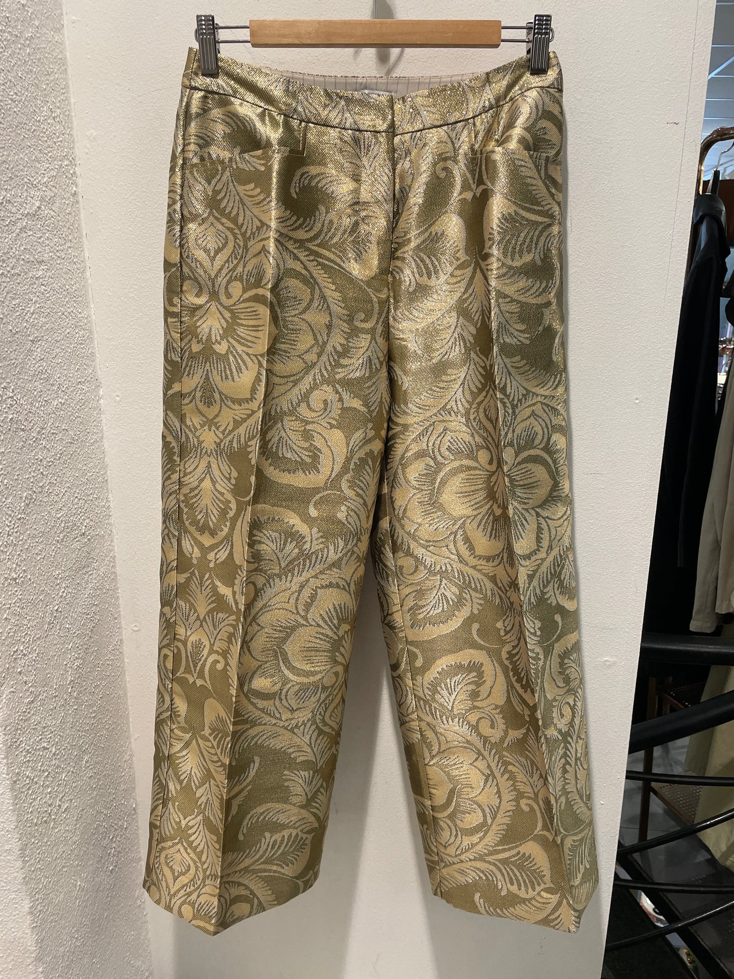 Day -  Gold Brocade Trousers - S/M