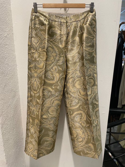 Day -  Gold Brocade Trousers - S/M