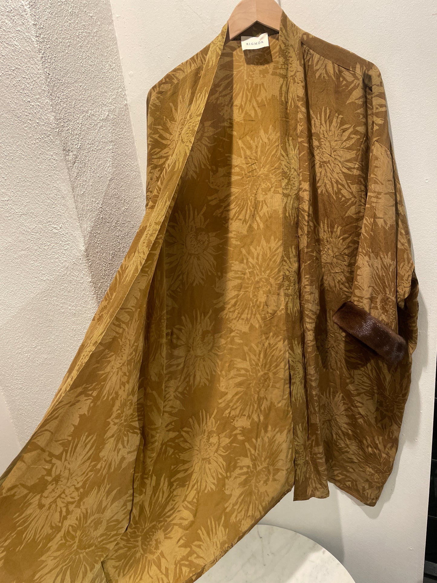 Rigmor - Rope/kimono w. mink