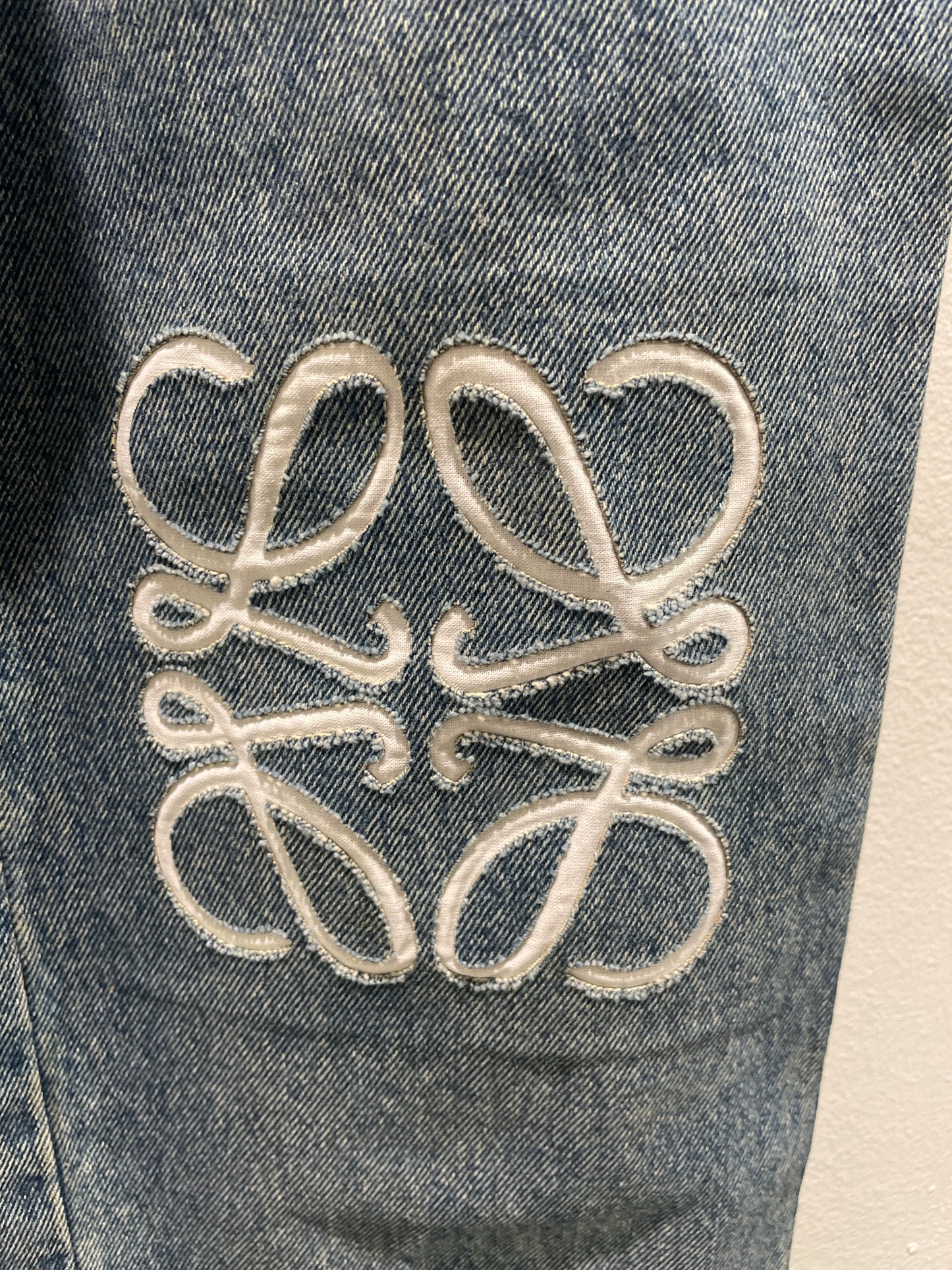 Loewe - Denim Logo pants - high rise - Medinas Wardrobe - 34