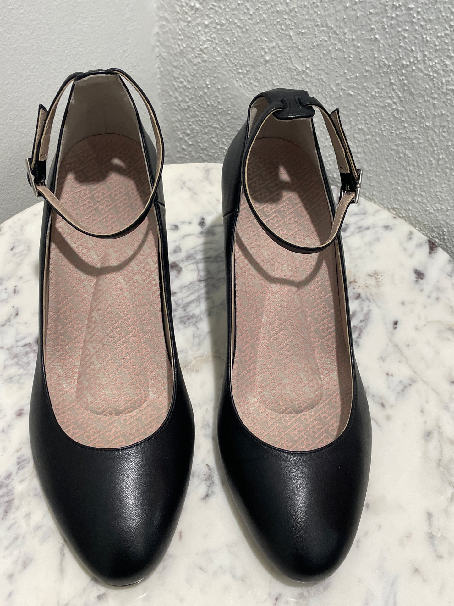 Roccamore Anna Pump – Black Leather -Brand New - 38