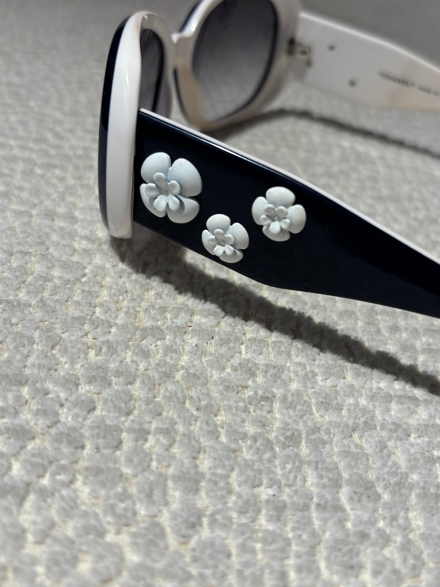 Chanel Sunglasses - Dark Blue w. Camelias