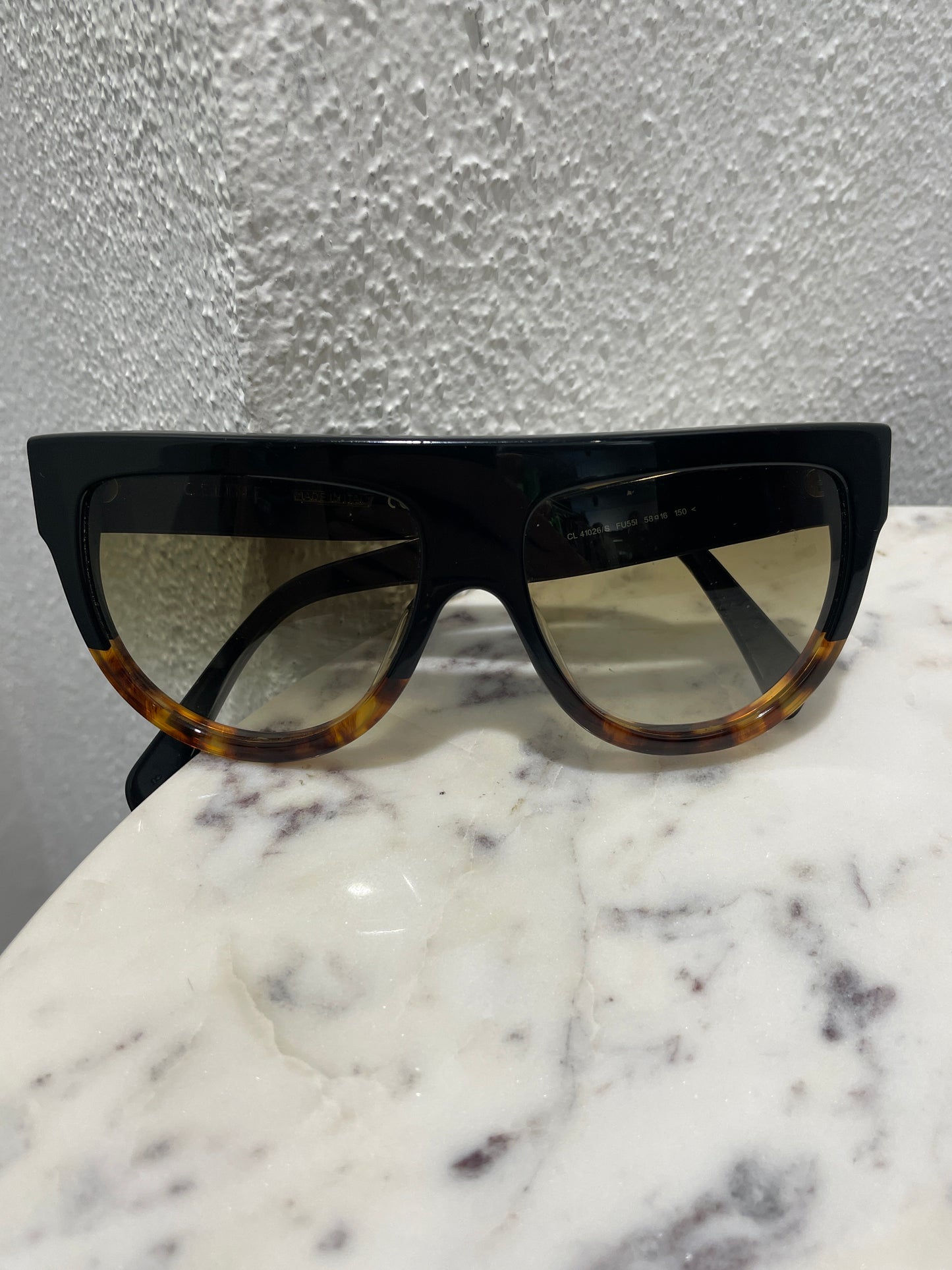 Celine Shadow Sunglasses – One Size / Black Tortoise