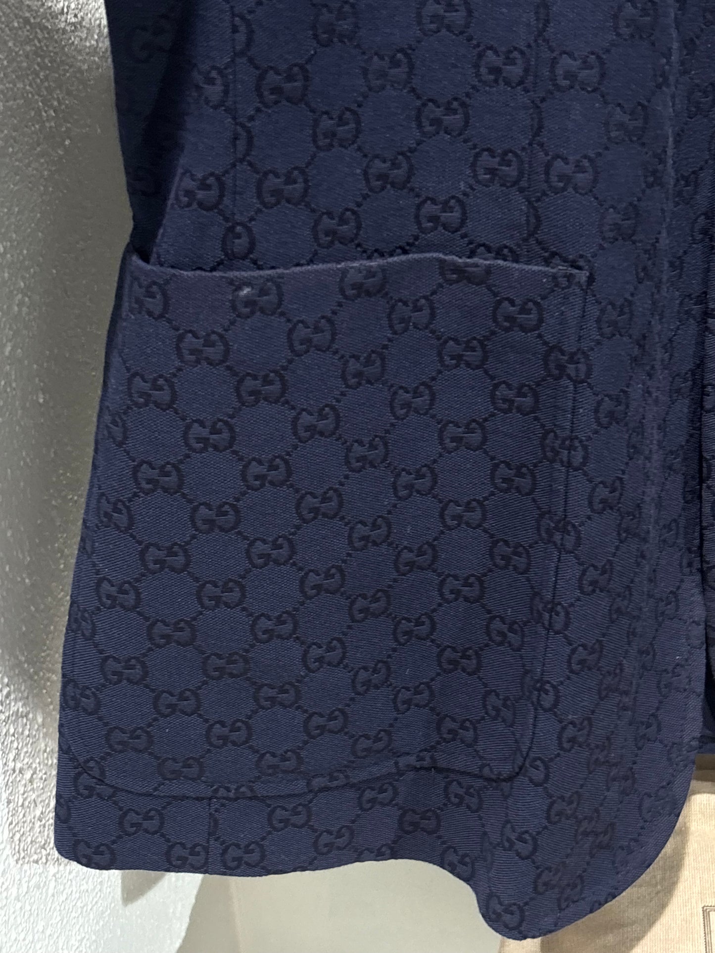 Gucci Blazer - Navy Monogram 2025 - Size 56 (L/XL)