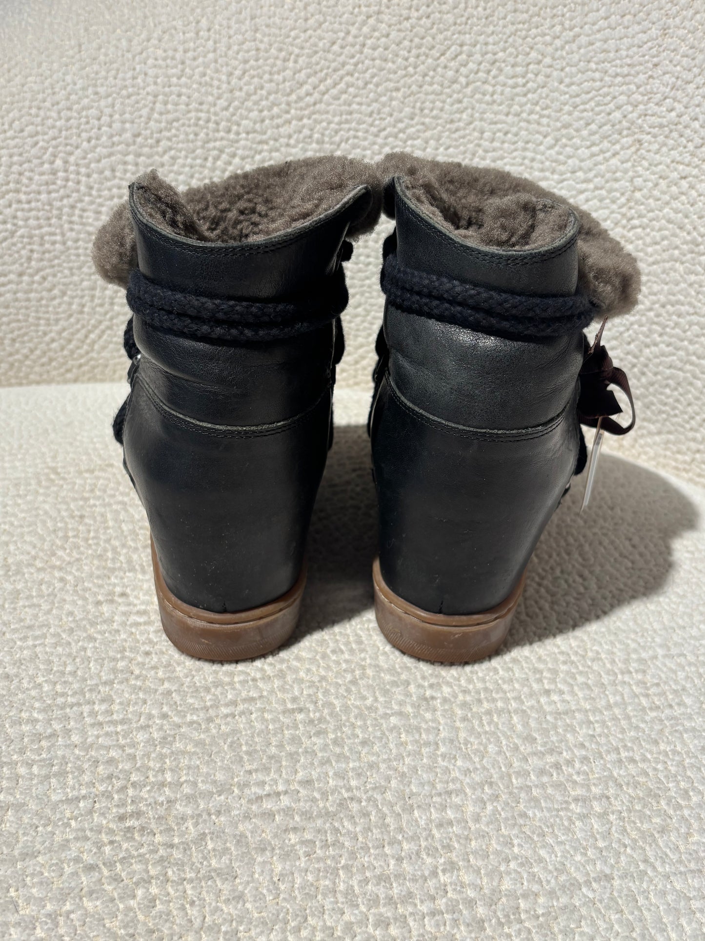 Isabel Marant Snow Boots - Leather & Shearling Interior - EU 37