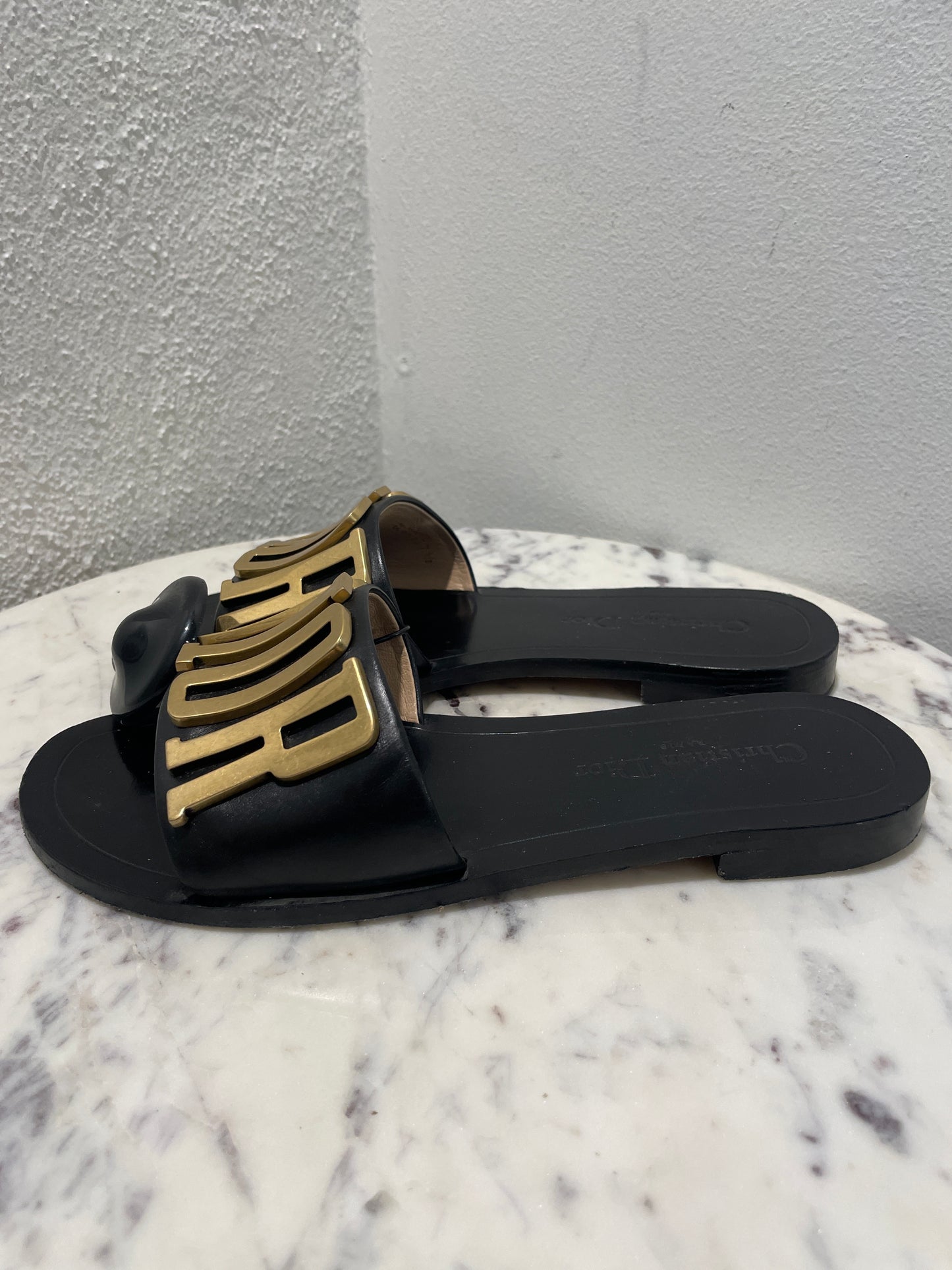 Christian Dior - Dio(r)evolution Leather Slides - 37,5