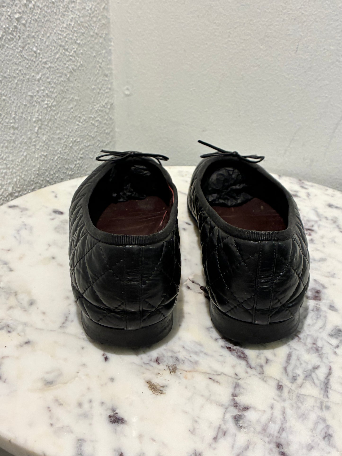 Chanel Ballerinas - Black Quilted La - EU 41C