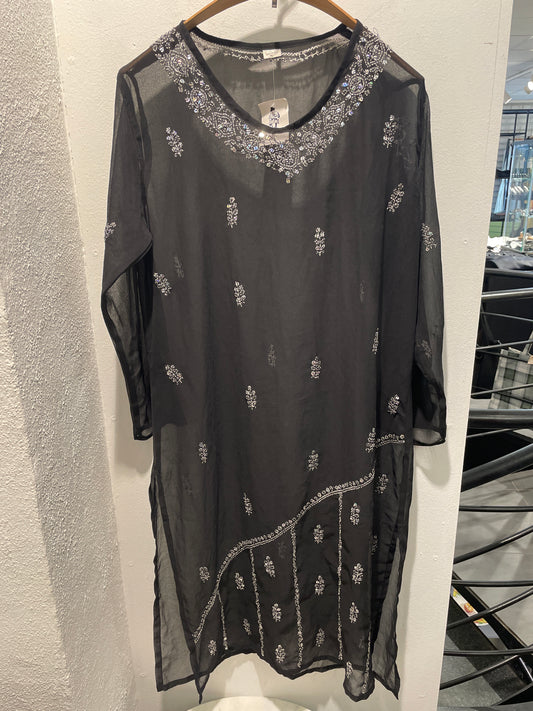 Vintage Hand-Embellished Indian Tunic – Brand New with Tags - Small to Large
