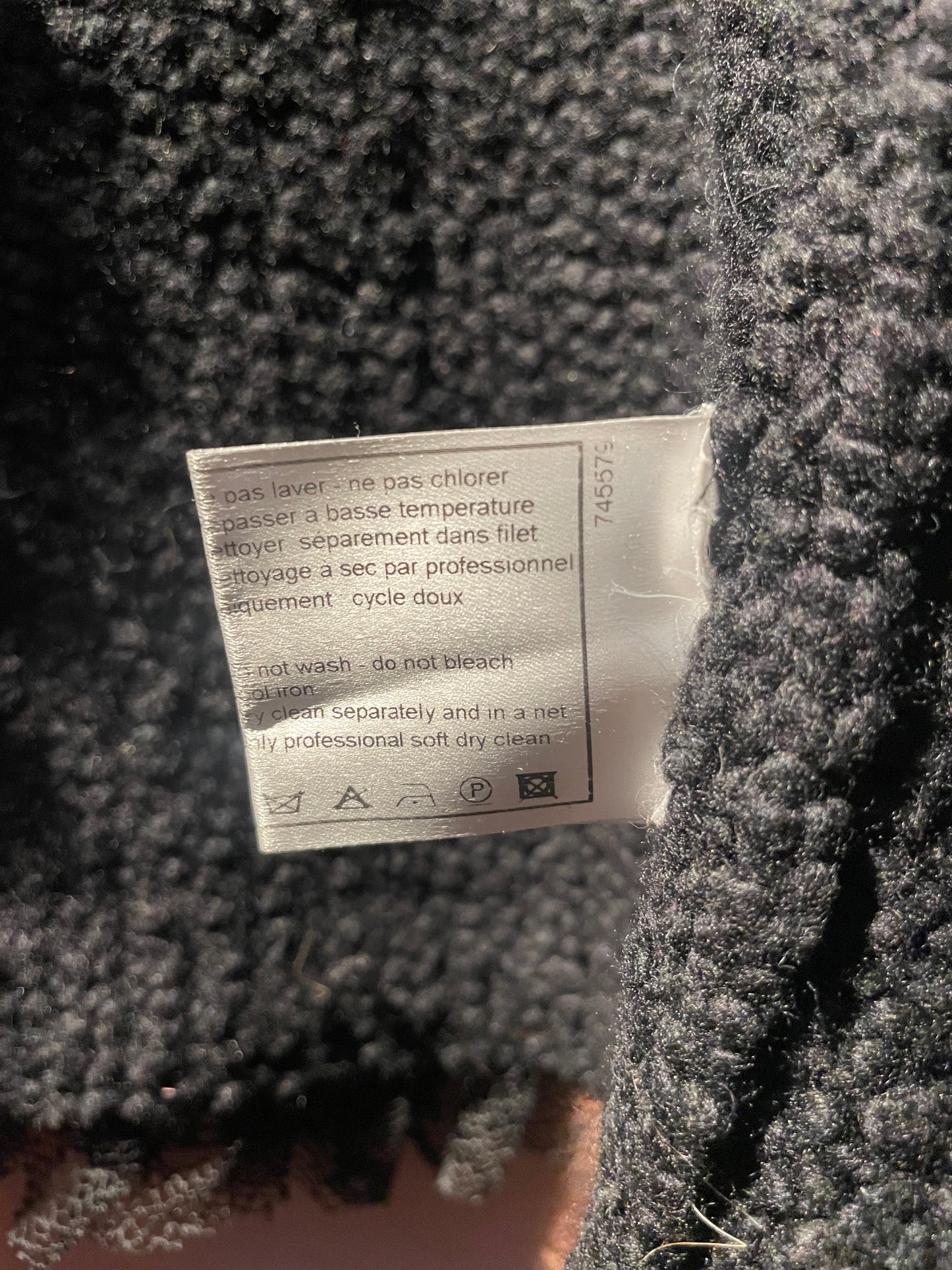 Chanel Cashmere Jakke - sort