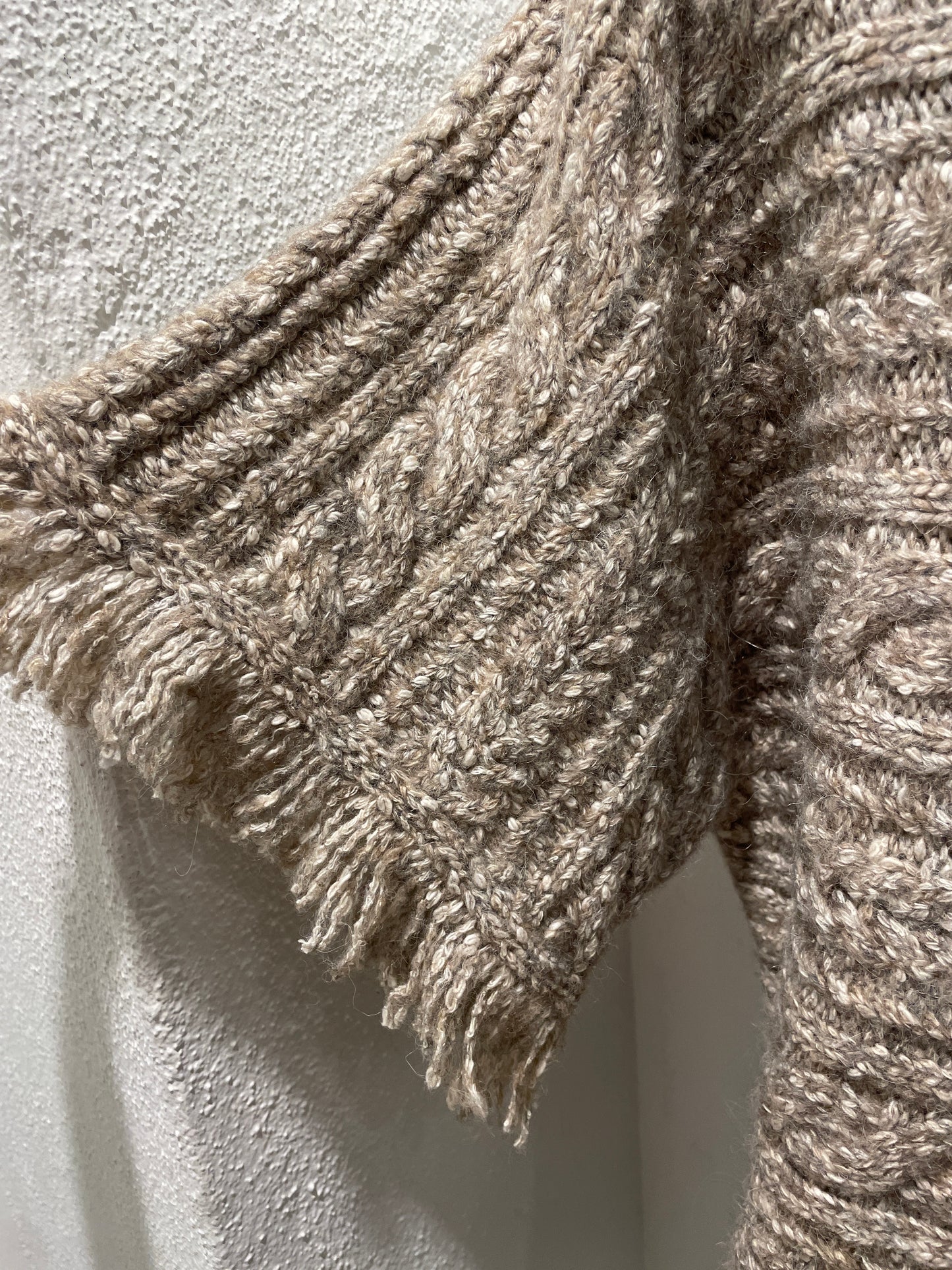 Isabel Marant Étoile – "Blanche" Cable-Knit Poncho Sweater, Size FR 38 (New with Tags)